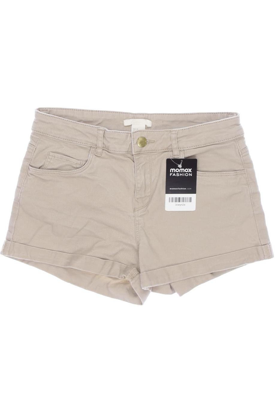 

H&M Damen Shorts, beige, Gr. 34