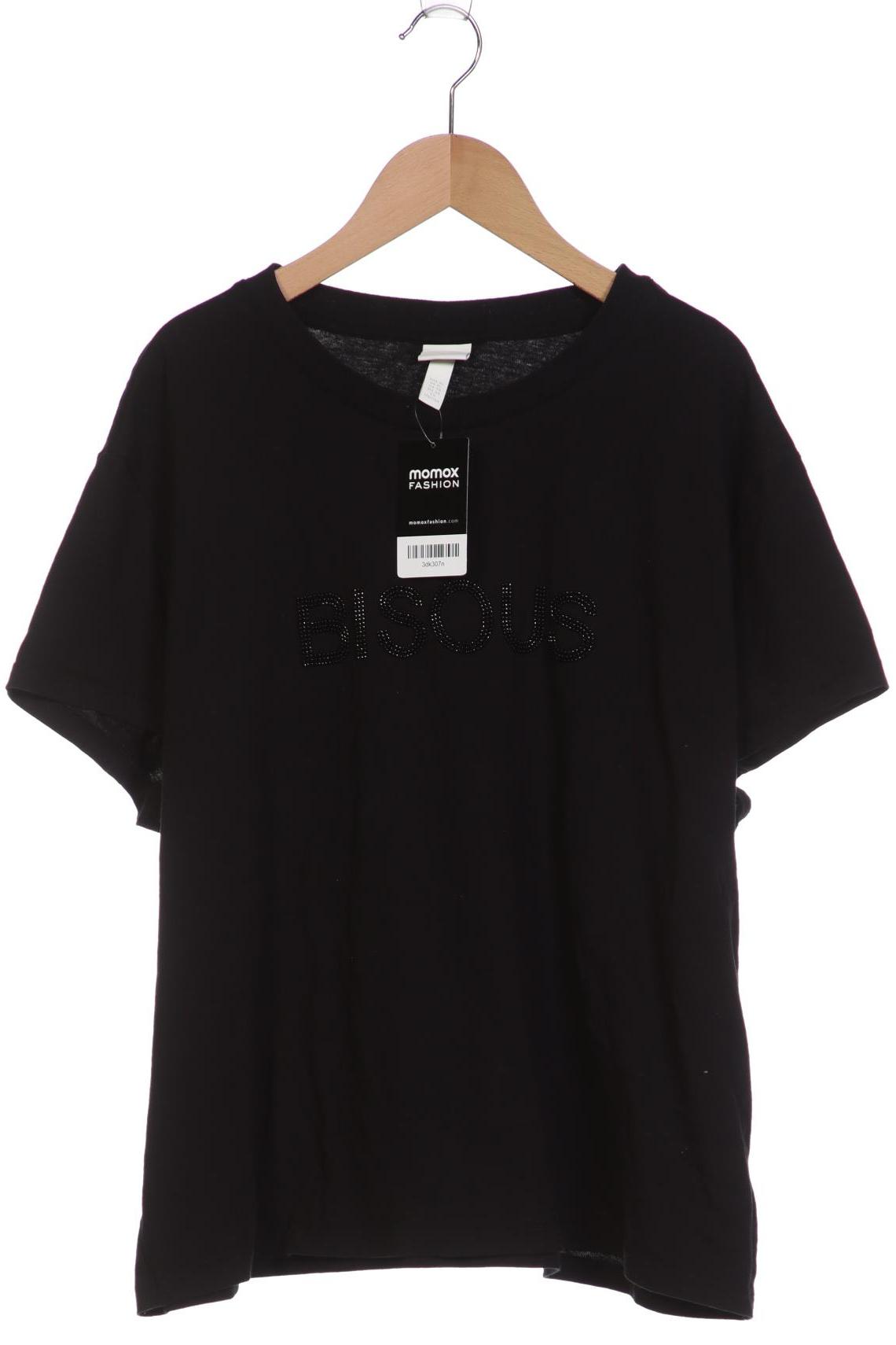 

H&M Damen T-Shirt, schwarz