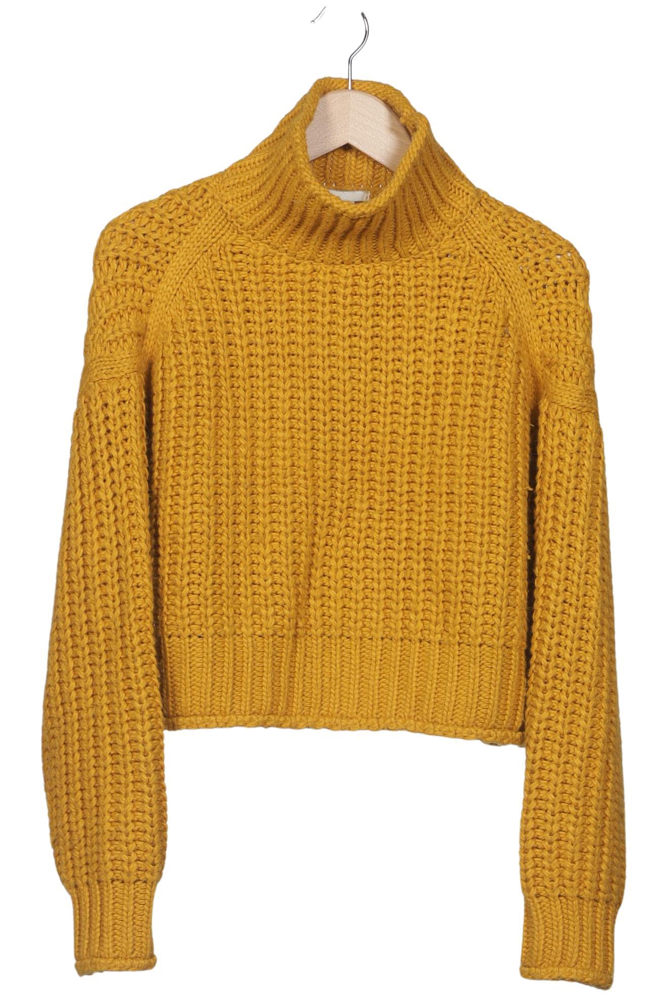 

H&M Damen Pullover, gelb, Gr. 38