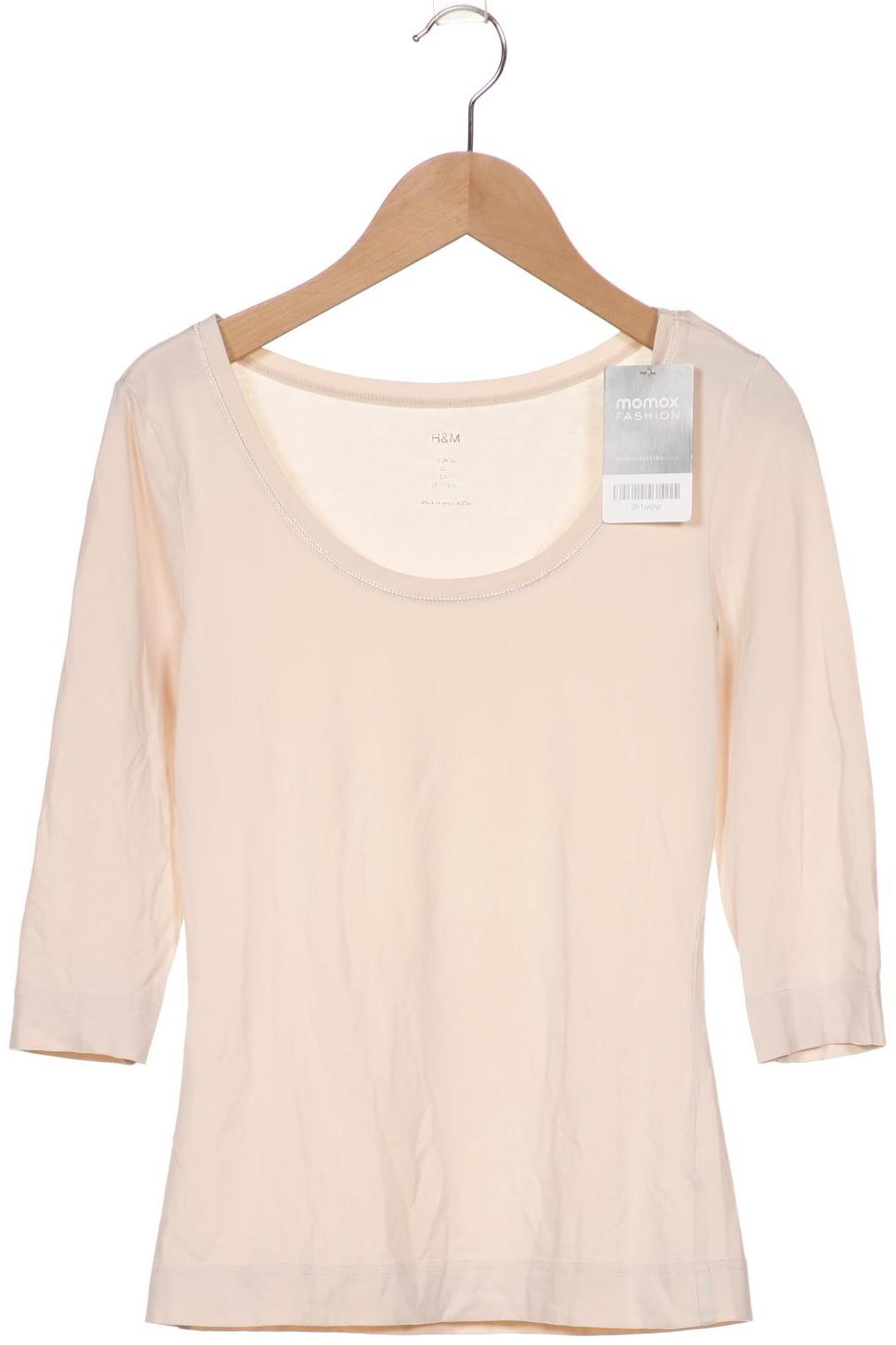 

H&M Damen T-Shirt, beige