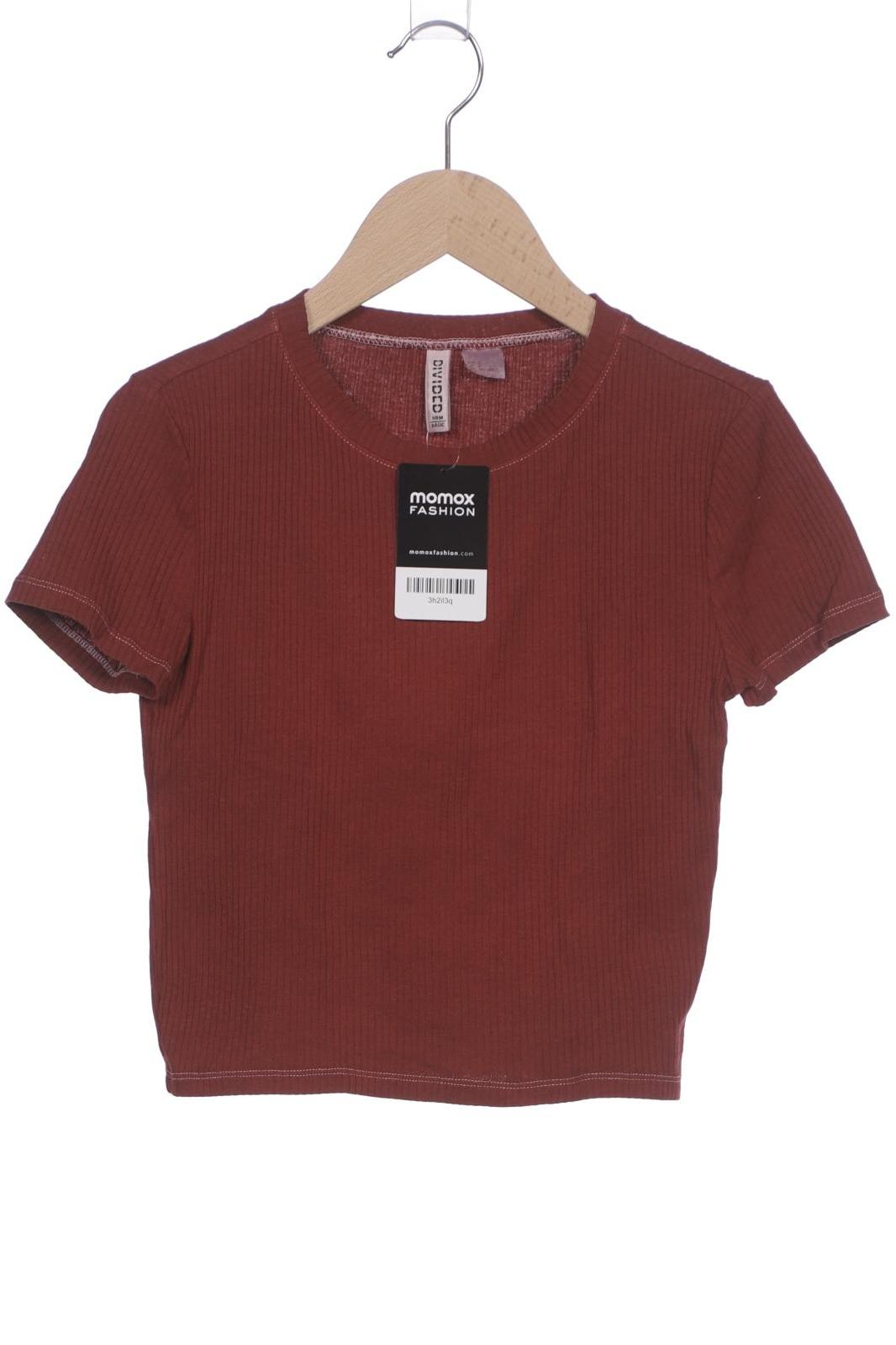 

H&M Damen T-Shirt, braun, Gr. 36