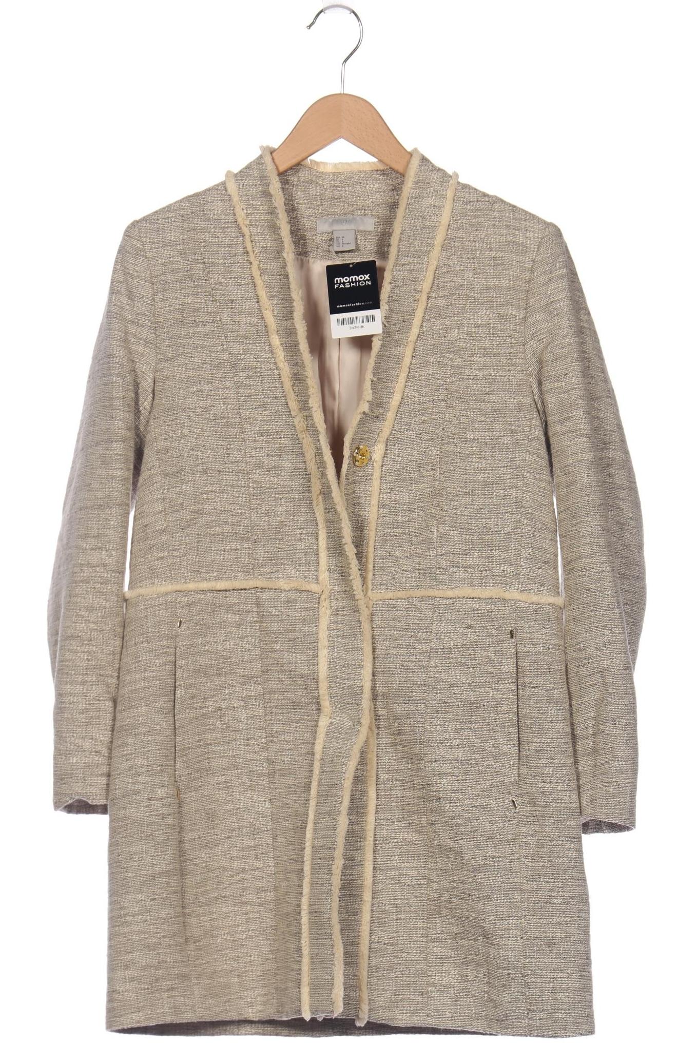 

H&M Damen Mantel, cremeweiß, Gr. 38