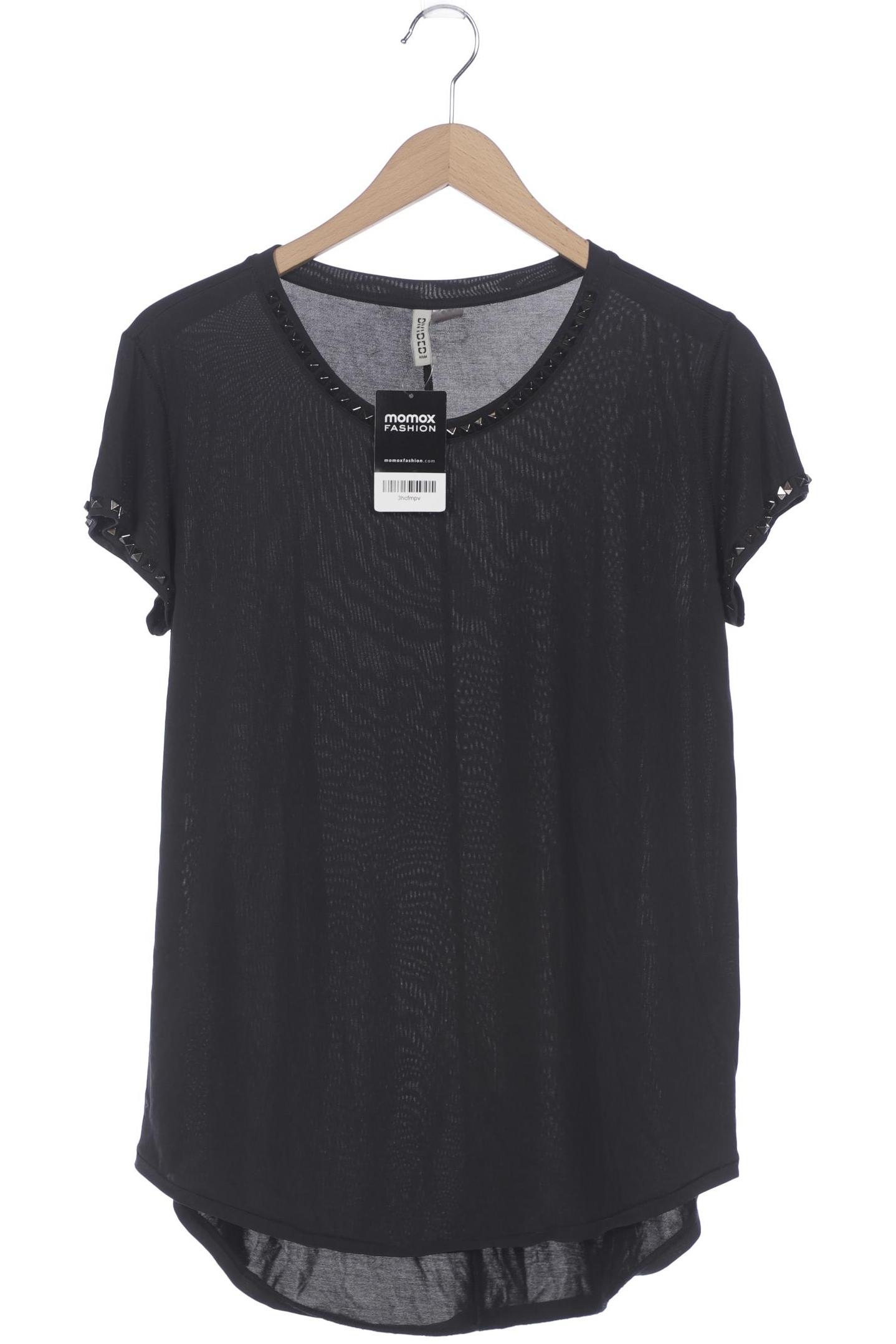 

H&M Damen T-Shirt, schwarz, Gr. 38