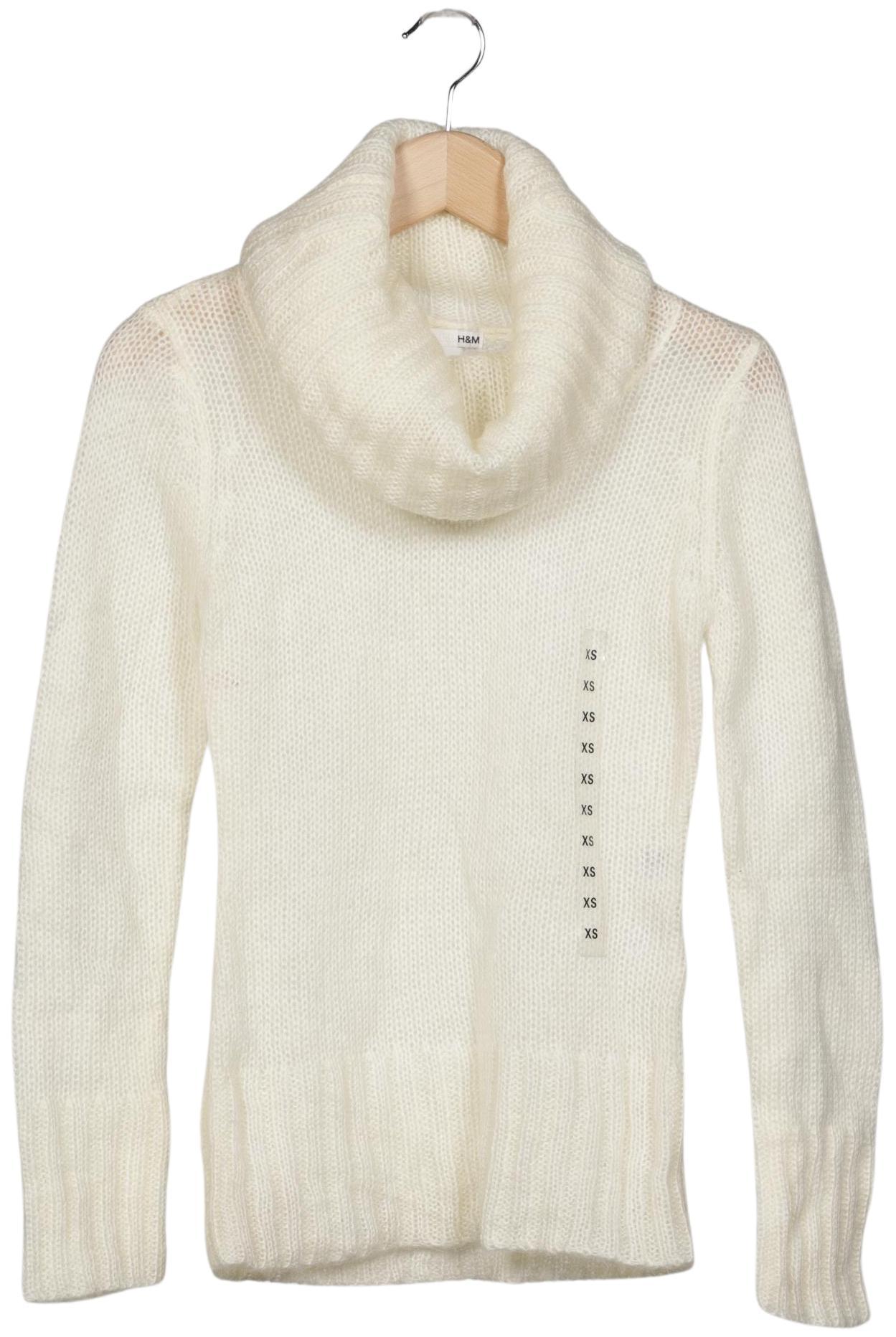 

H&M Damen Pullover, cremeweiß, Gr. 34