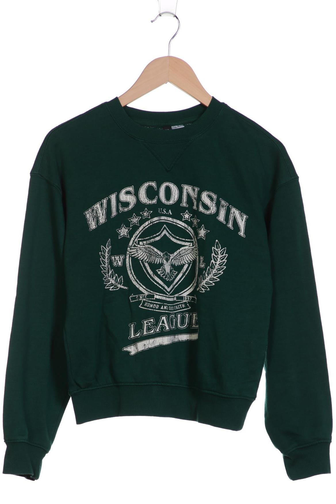 

H&M Damen Sweatshirt, grün, Gr. 32