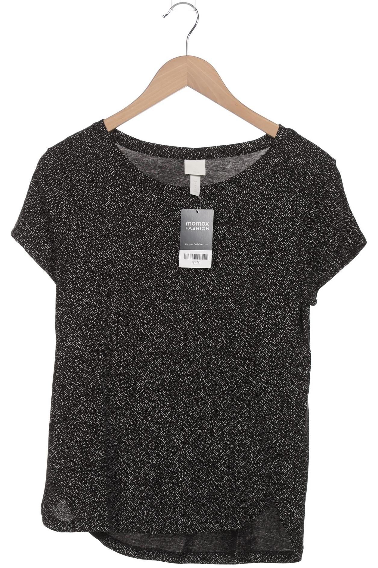 

H&M Damen T-Shirt, schwarz, Gr. 36