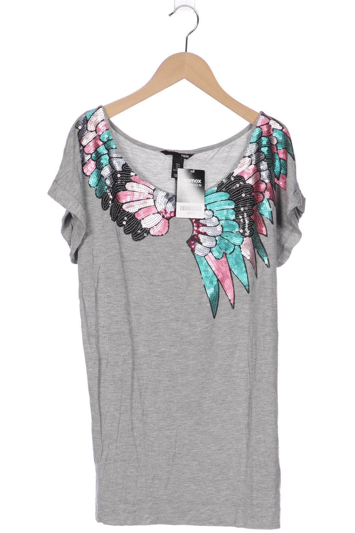 

H&M Damen T-Shirt, grau
