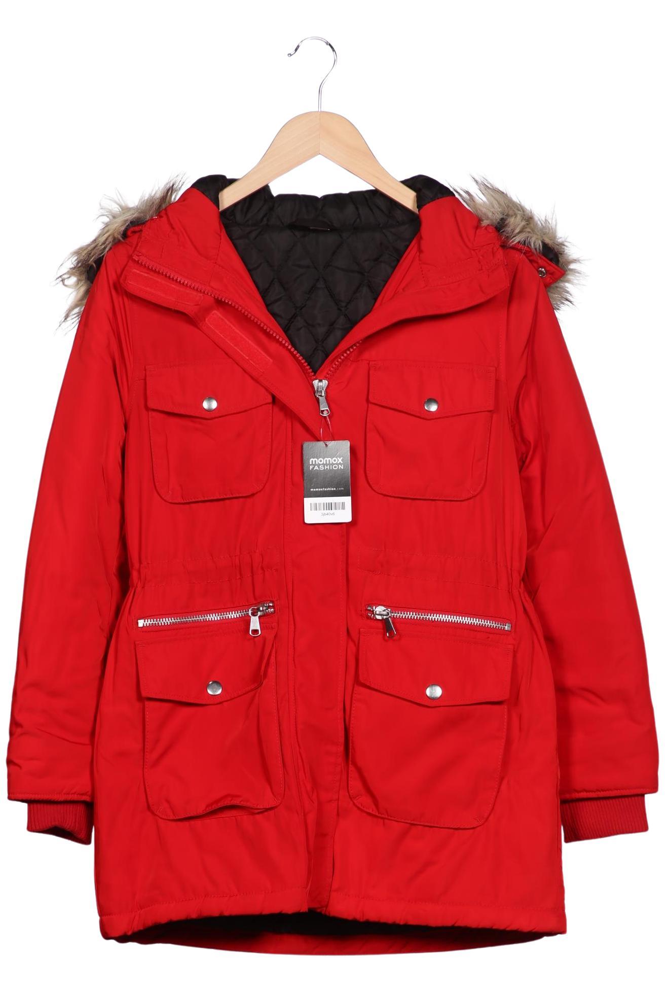 

H&M Damen Jacke, rot, Gr. 36