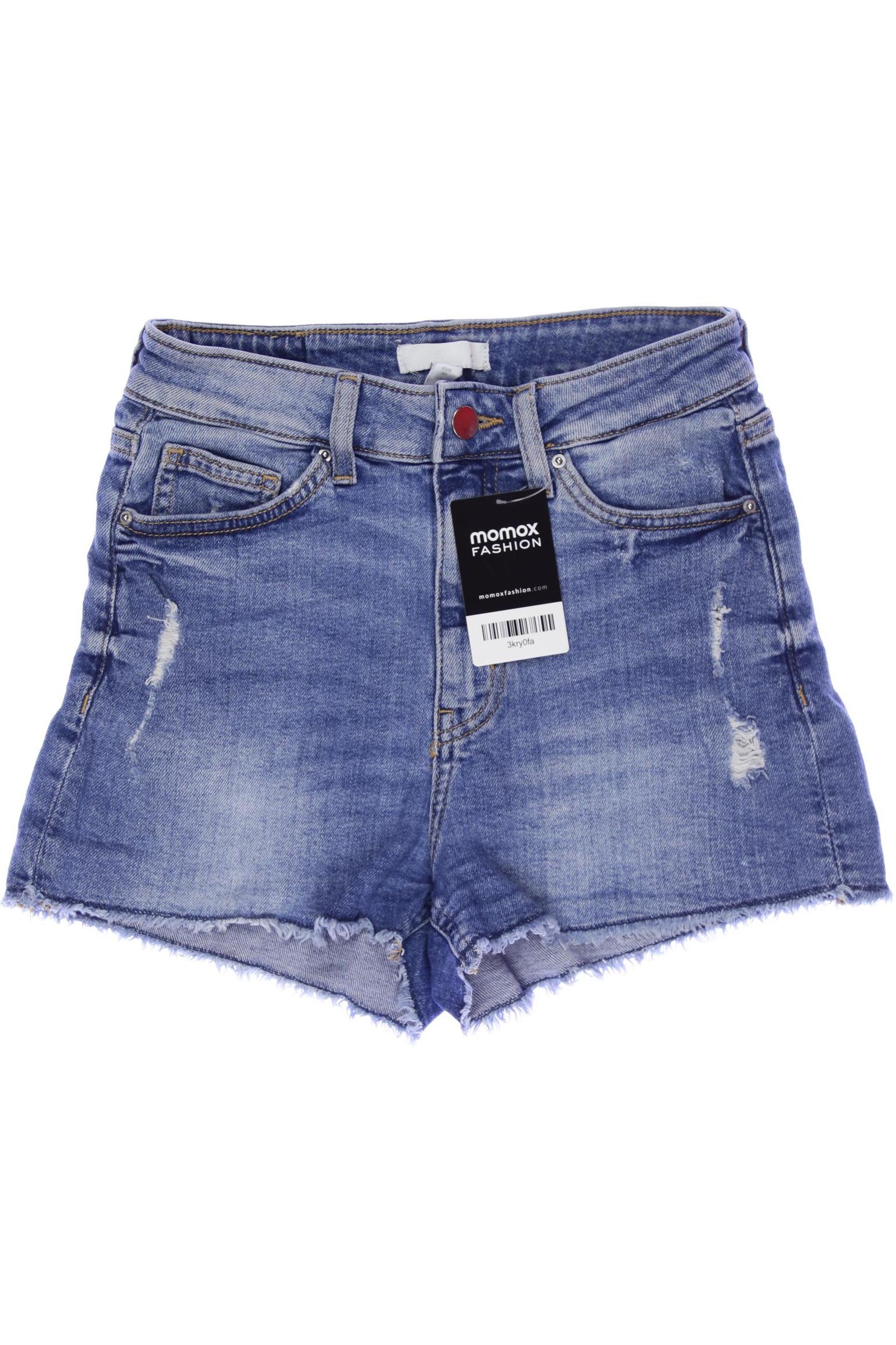 

H&M Damen Shorts, blau, Gr. 34