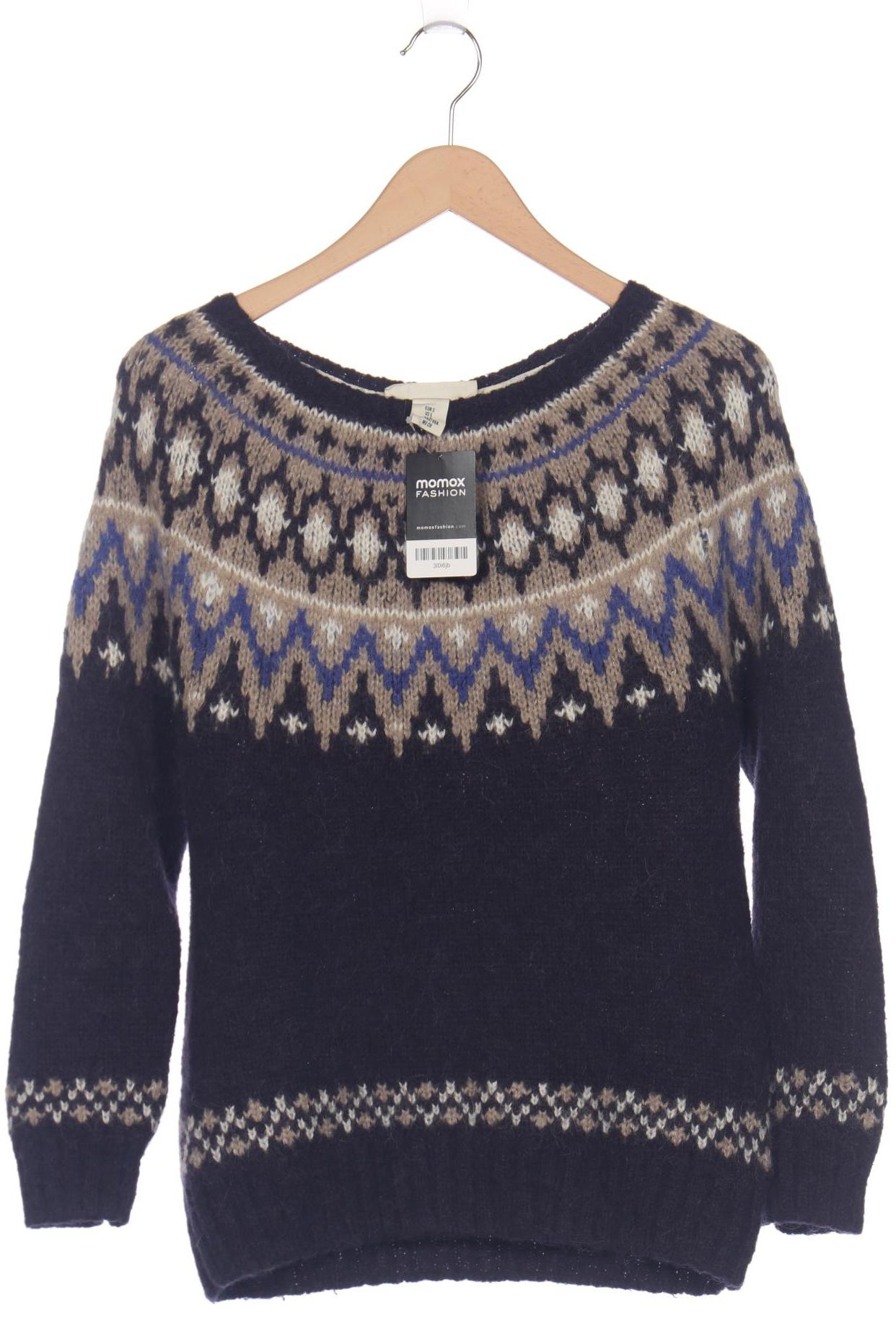 

H&M Damen Pullover, marineblau, Gr. 36