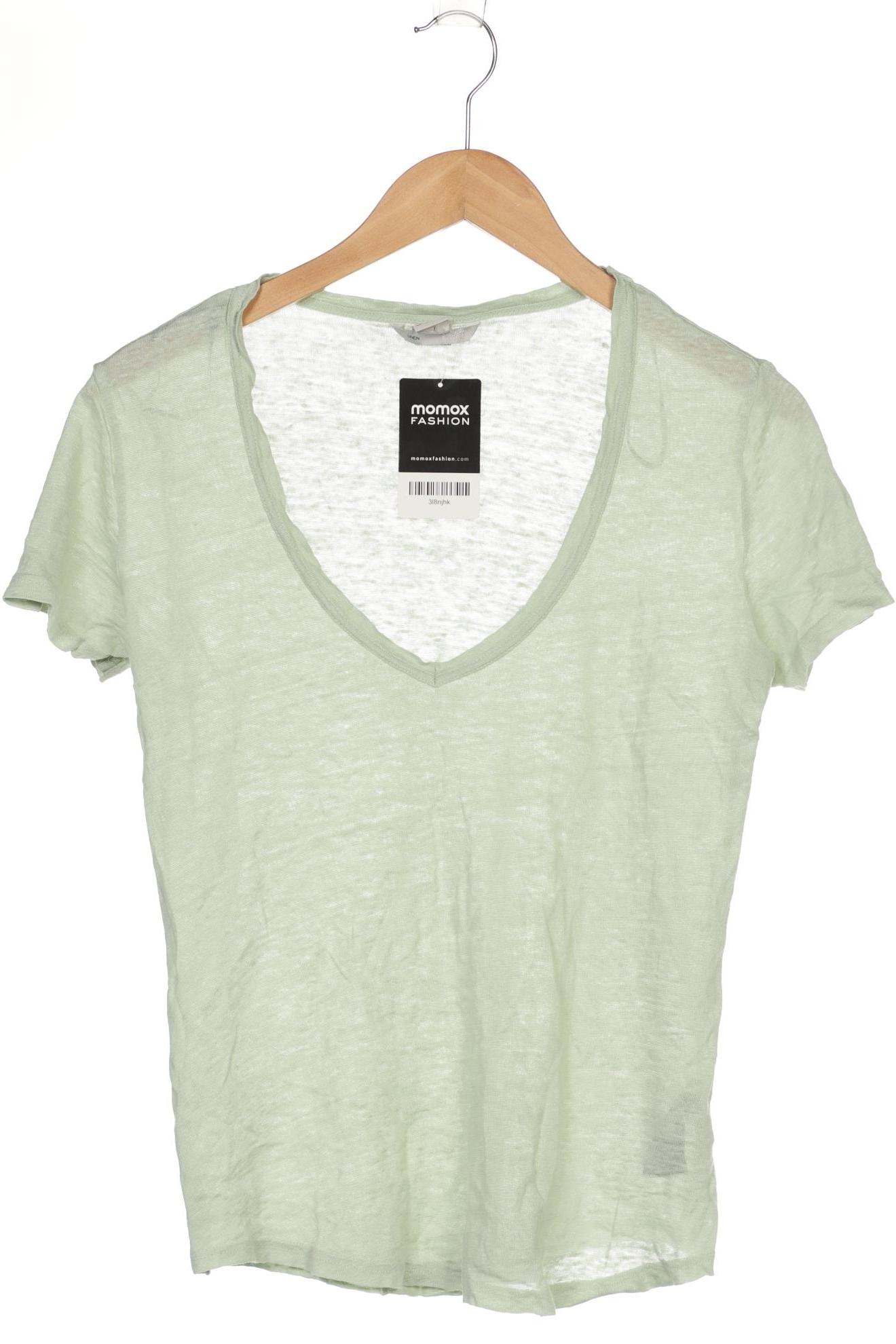 

H&M Damen T-Shirt, grün, Gr. 38