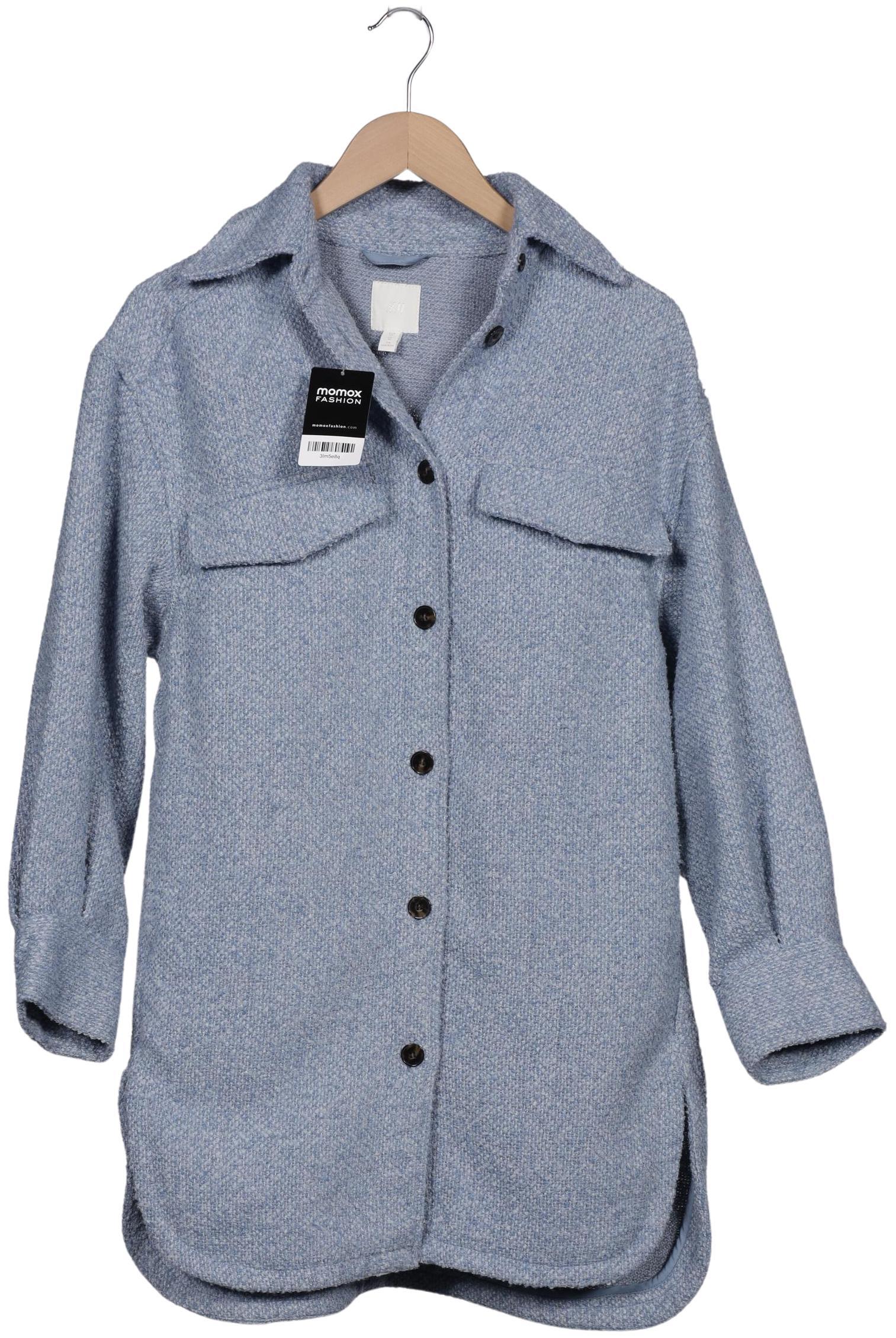 

H&M Damen Mantel, hellblau, Gr. 34