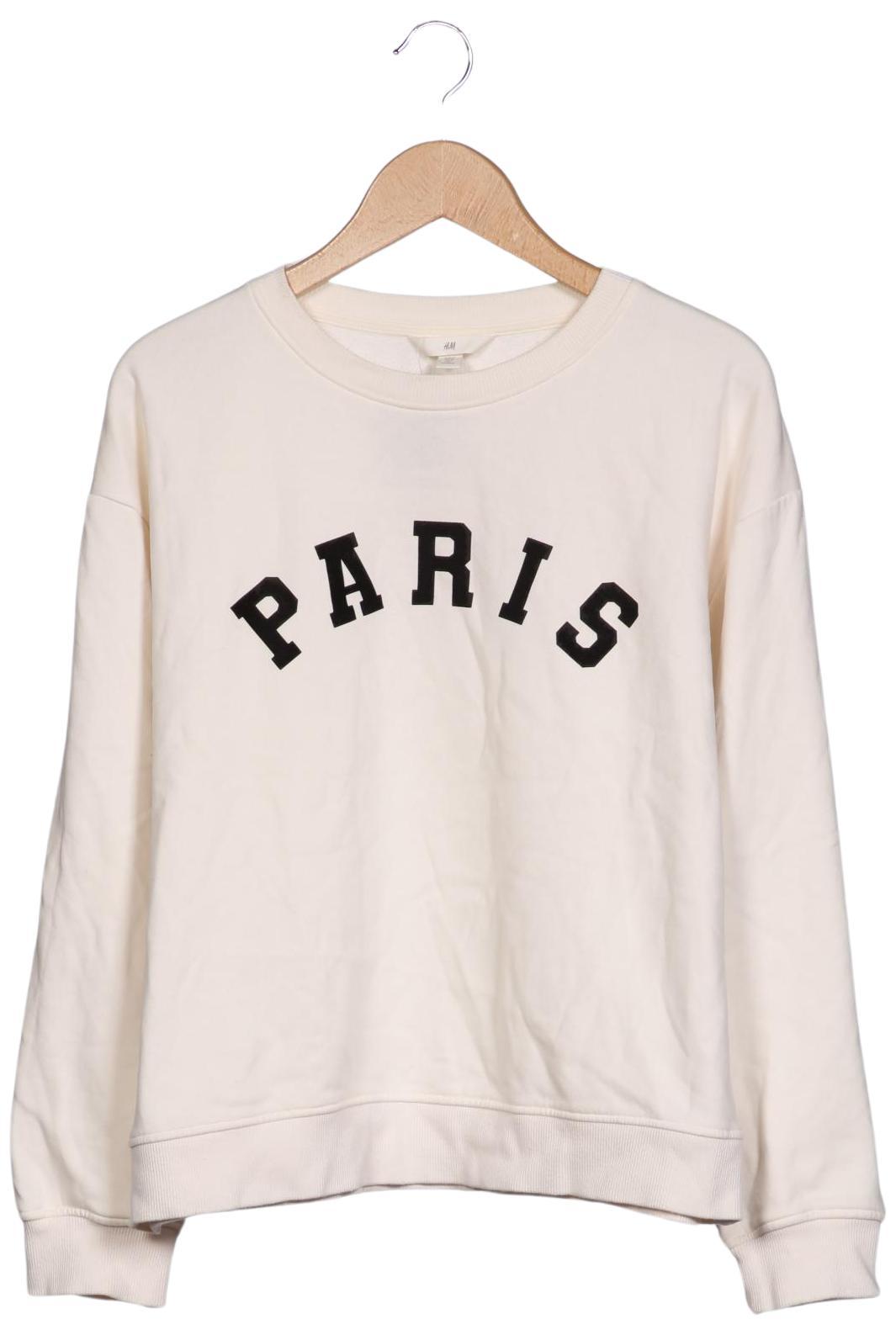 

H&M Damen Sweatshirt, cremeweiß, Gr. 38
