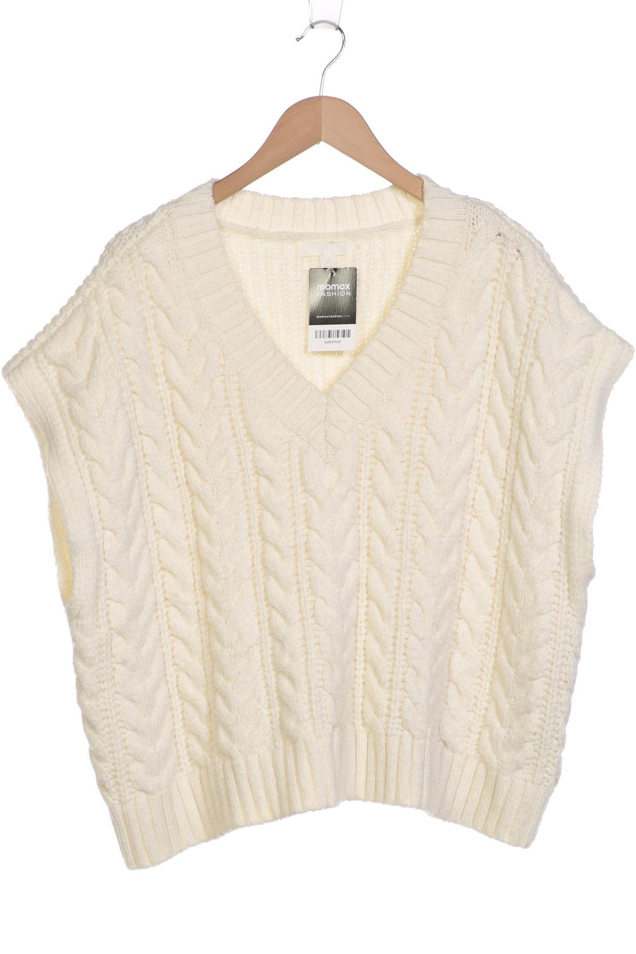 

H&M Damen Pullover, weiß, Gr. 46