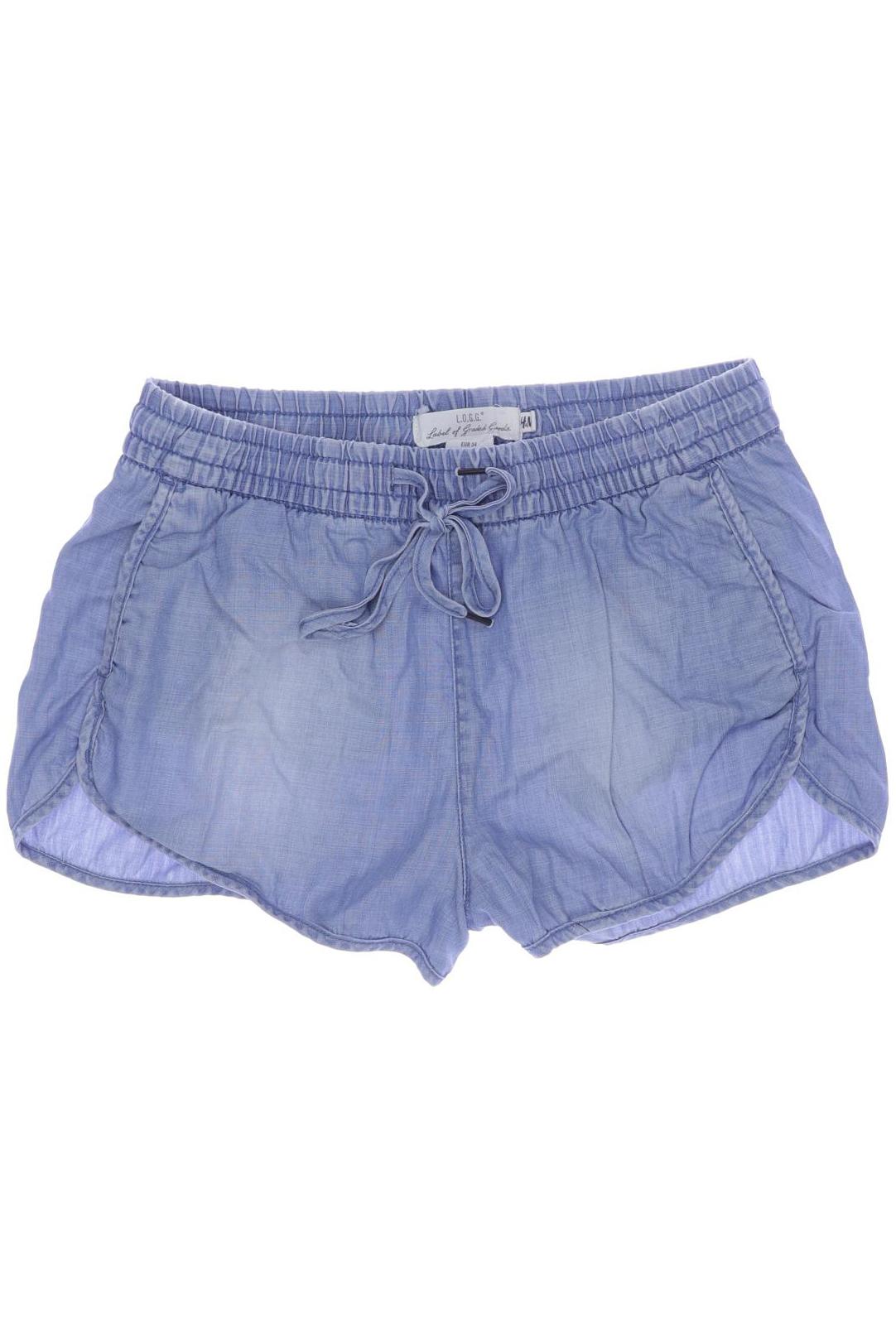 

H&M Damen Shorts, blau, Gr. 34