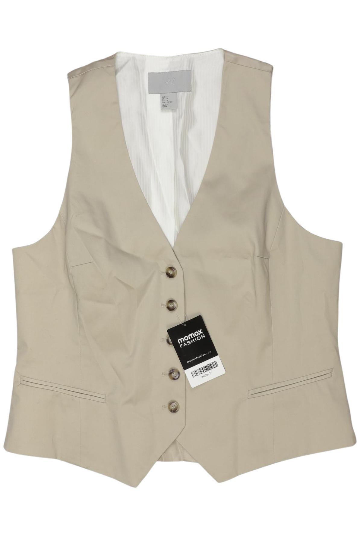 

H&M Damen Weste, beige, Gr. 44