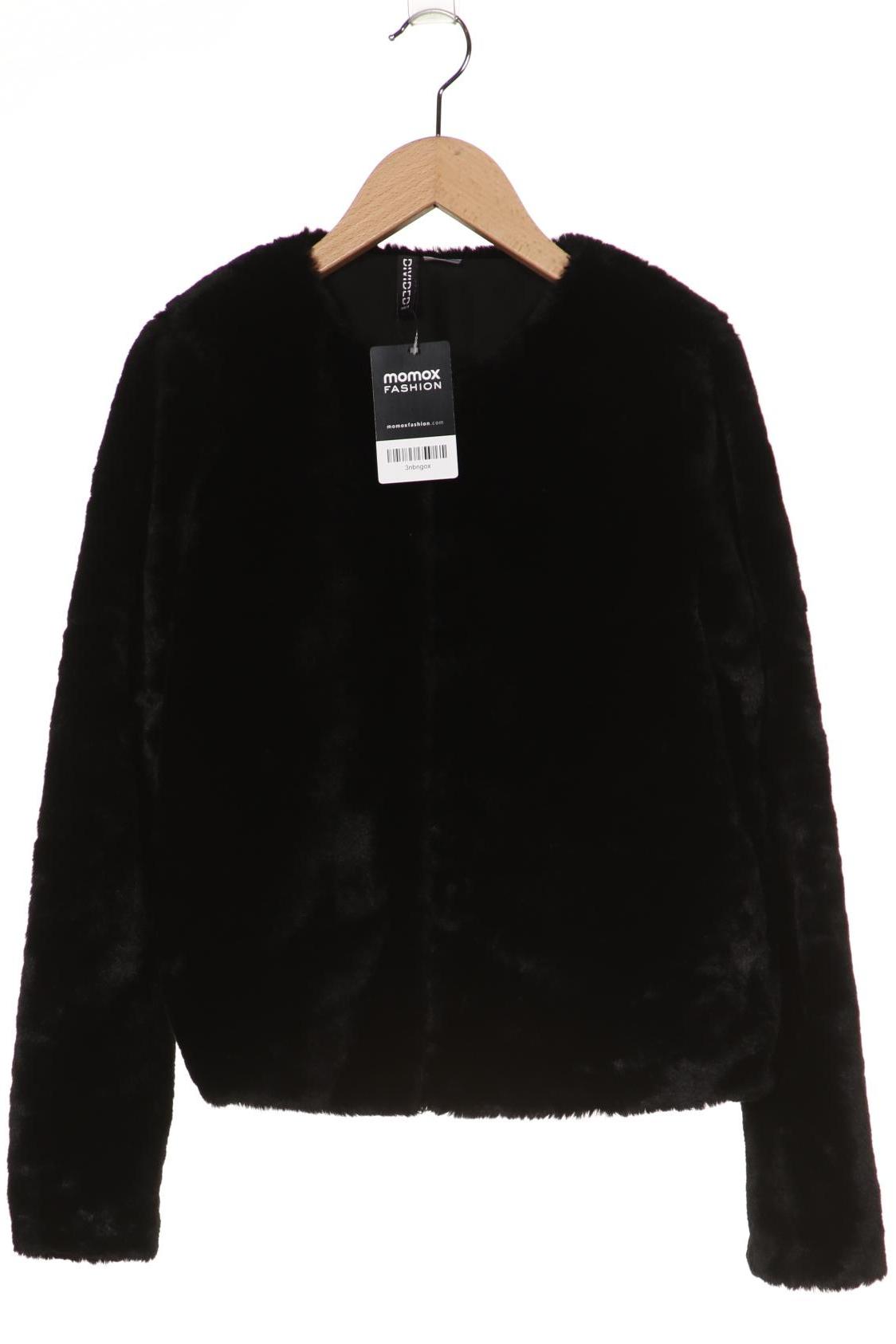 

H&M Damen Jacke, schwarz, Gr. 34