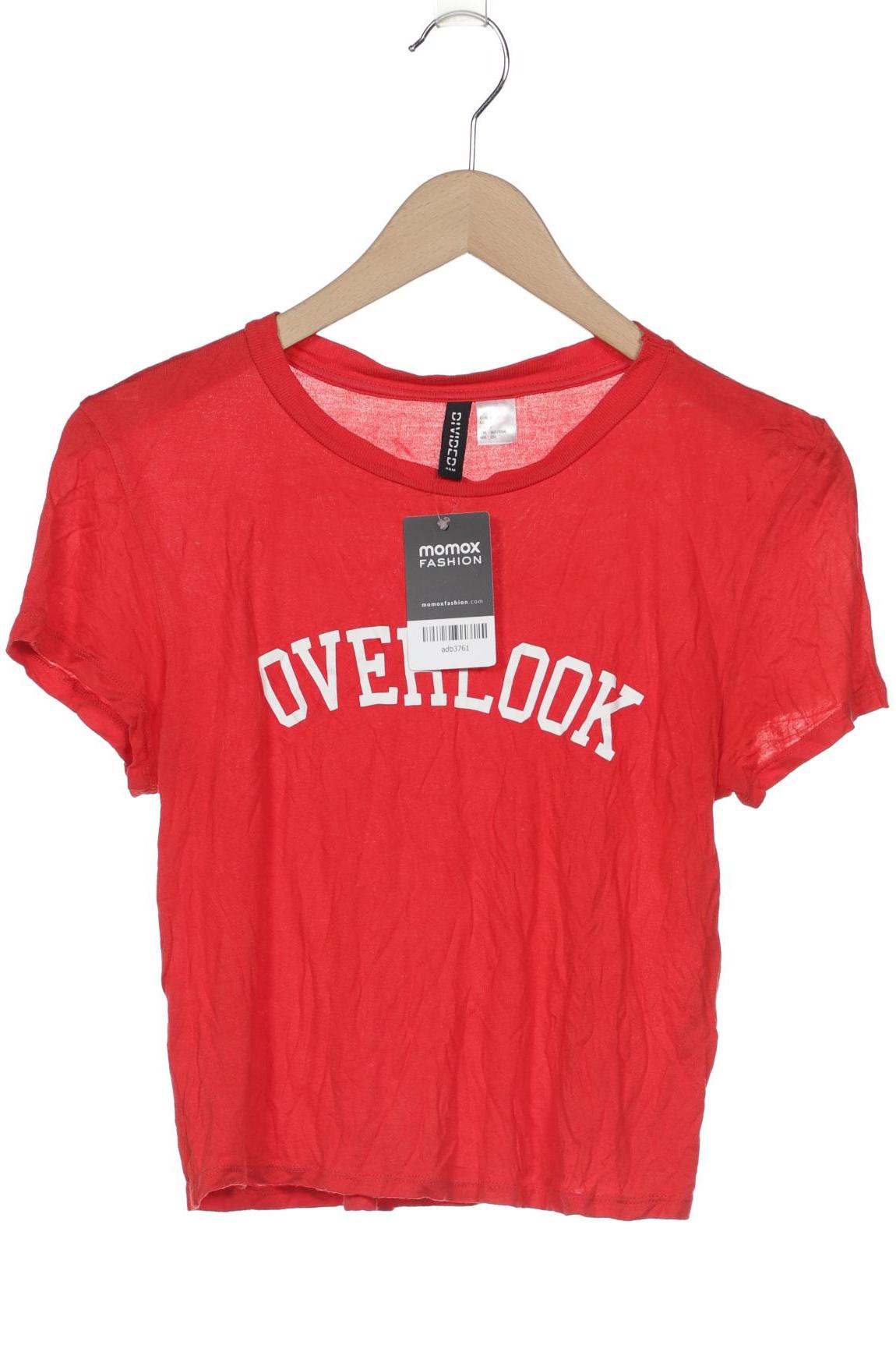 

H&M Damen T-Shirt, rot, Gr. 36