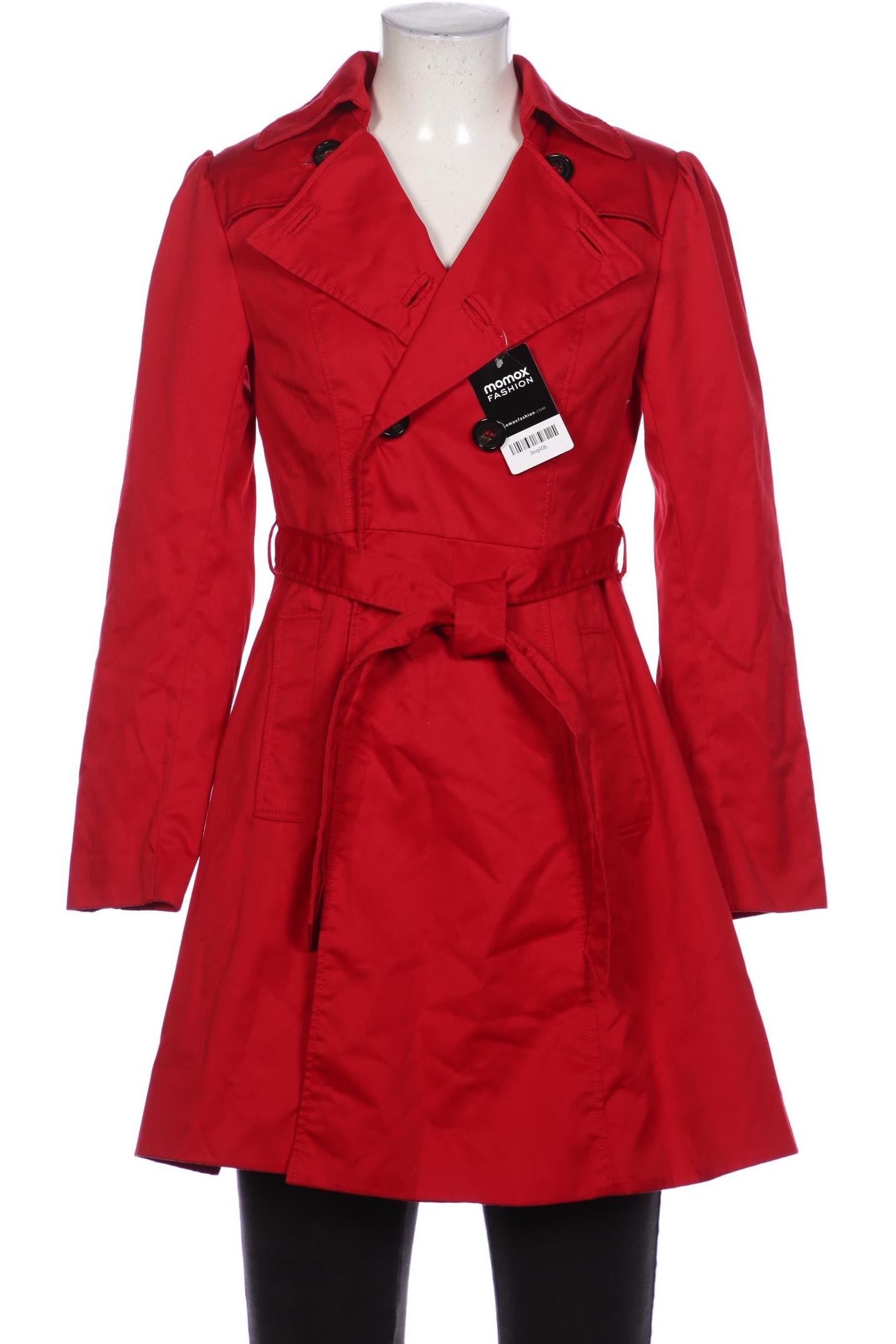 

H&M Damen Mantel, rot, Gr. 34