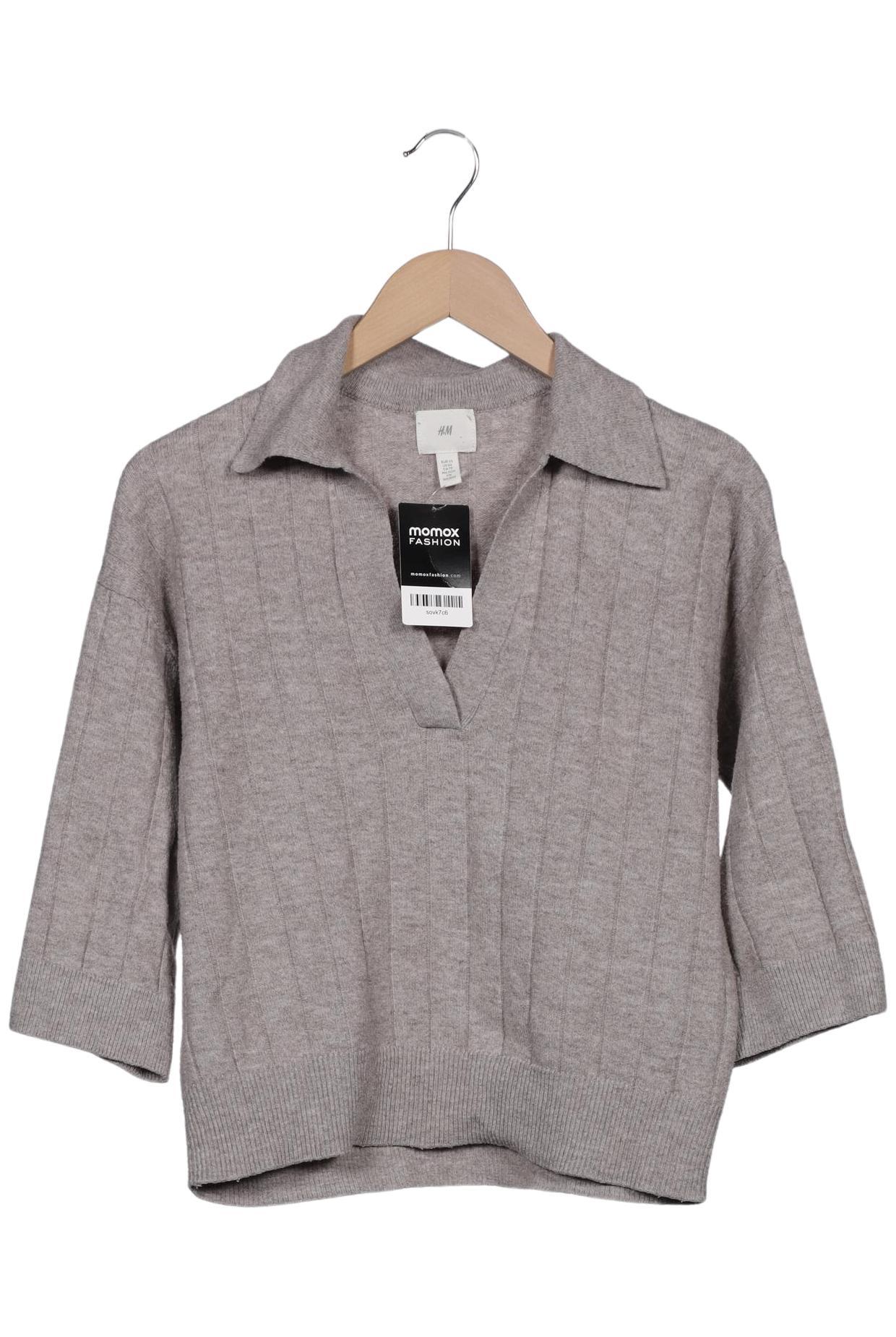 

H&M Damen Pullover, grau, Gr. 34