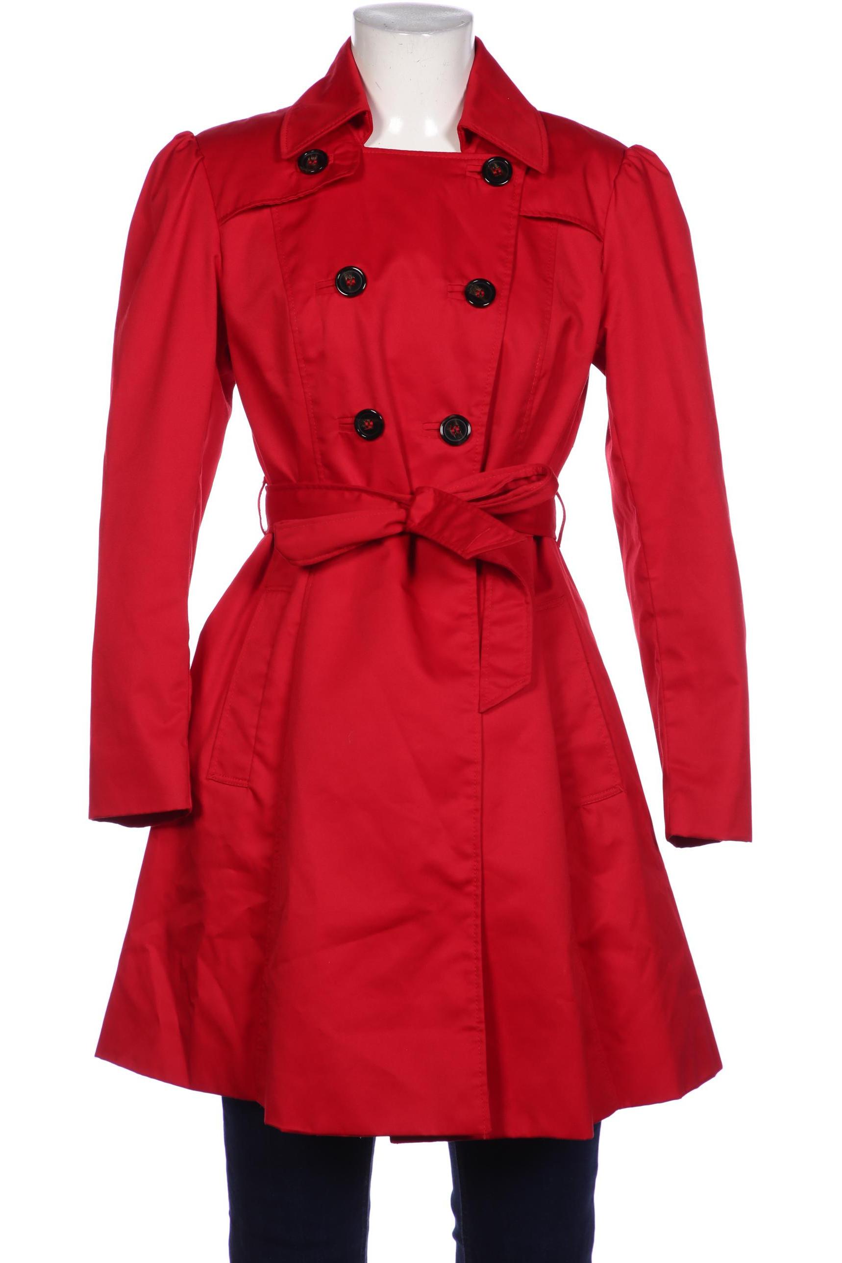 

H&M Damen Mantel, rot, Gr. 36