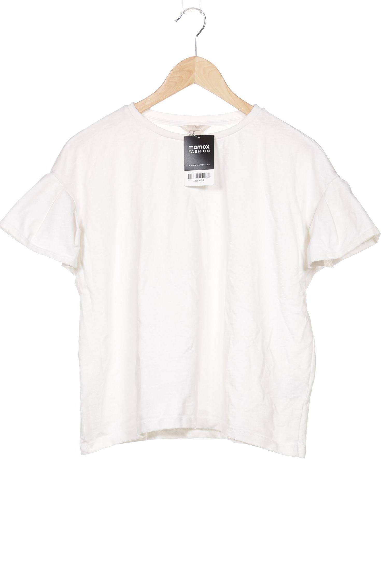

H&M Damen T-Shirt, weiß, Gr. 44