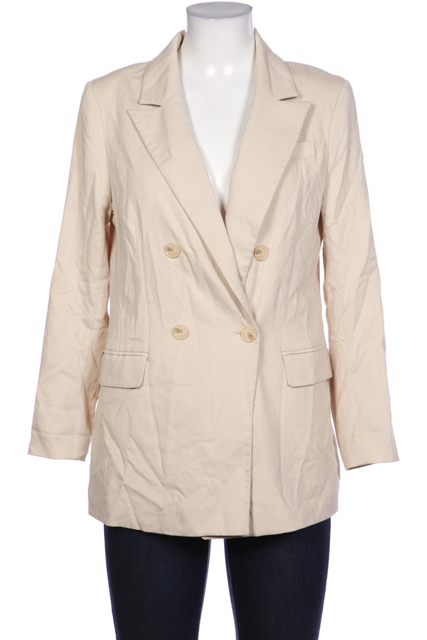 

H&M Damen Blazer, cremeweiß, Gr. 36