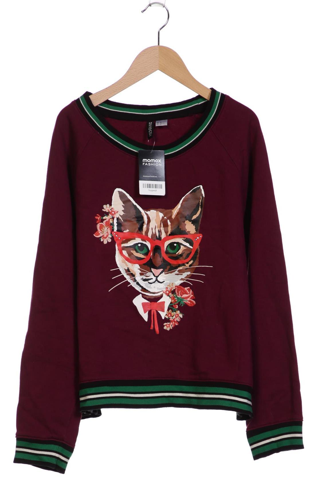 

H&M Damen Sweatshirt, bordeaux, Gr. 44