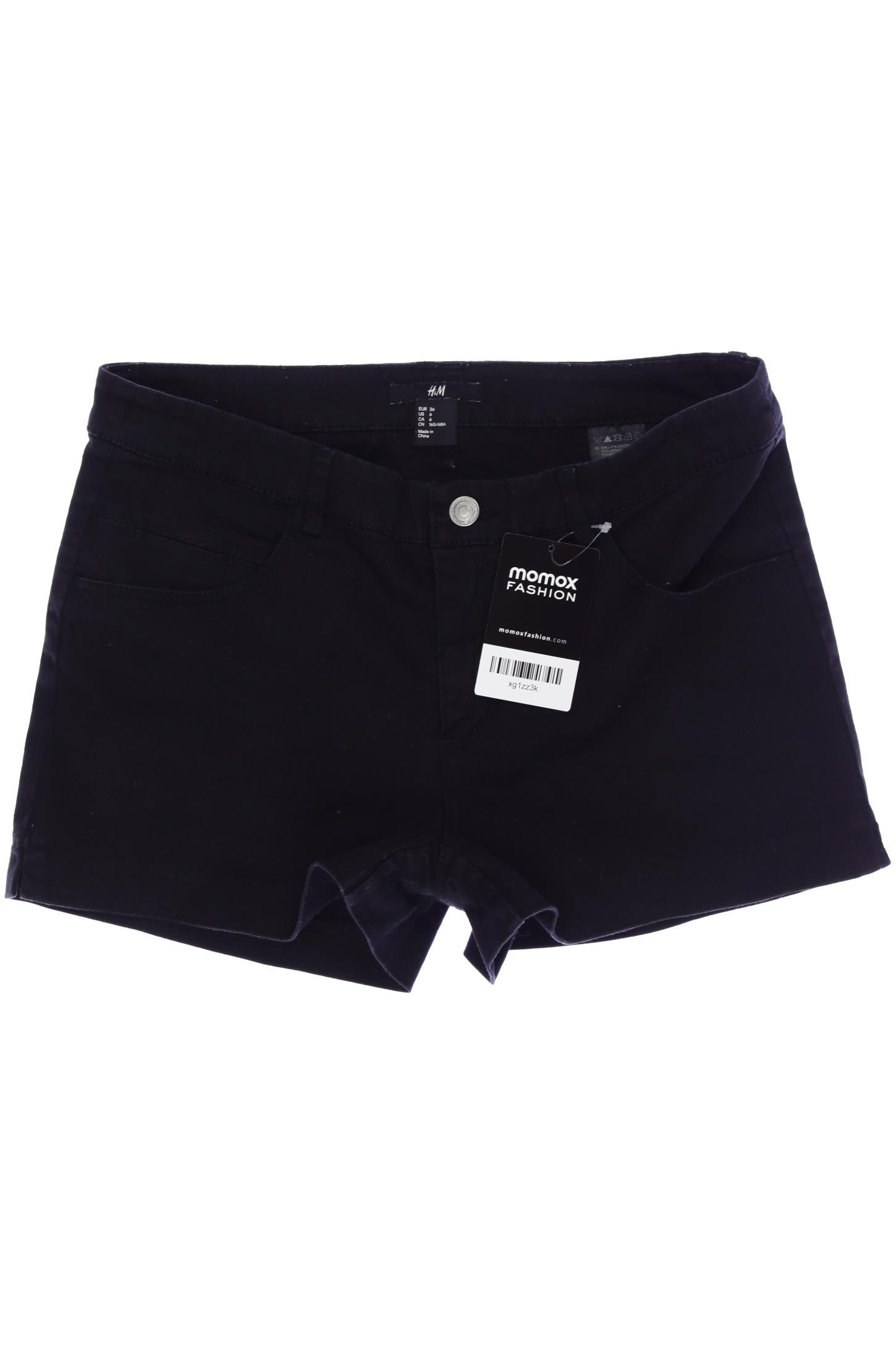 

H&M Damen Shorts, schwarz, Gr. 36