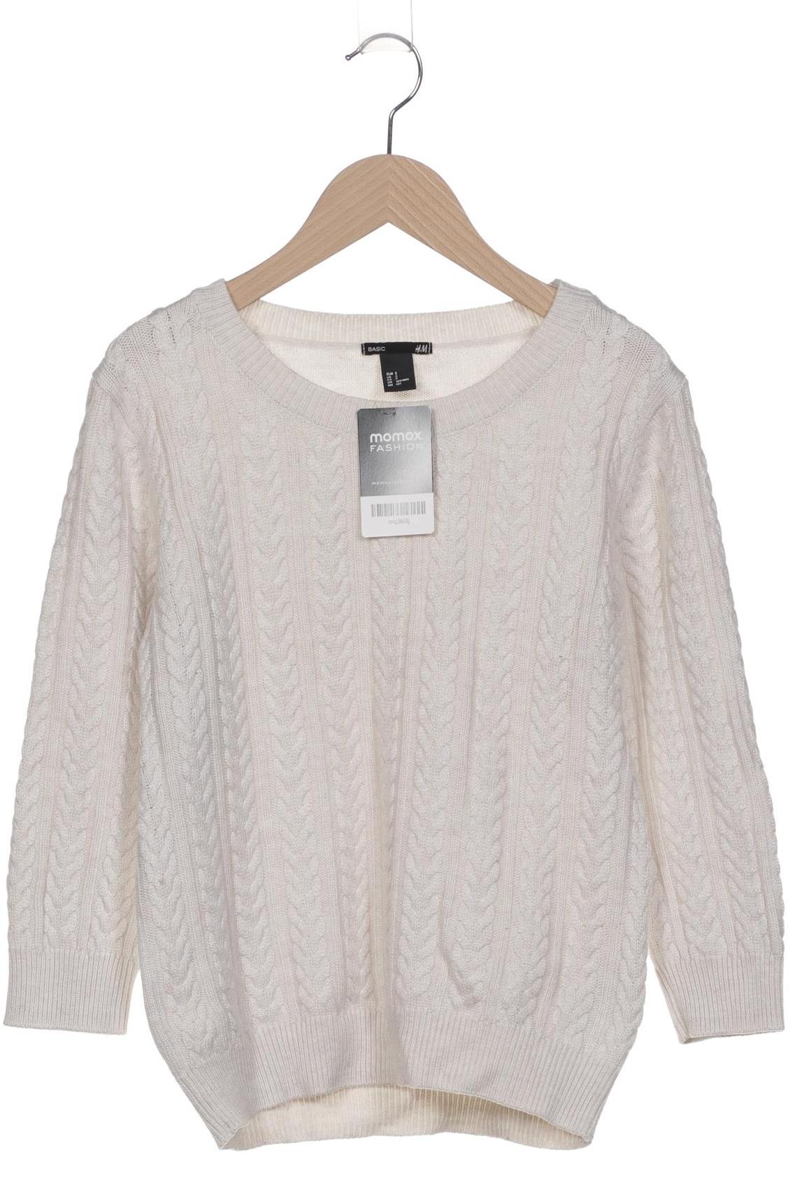

H&M Damen Pullover, cremeweiß, Gr. 36