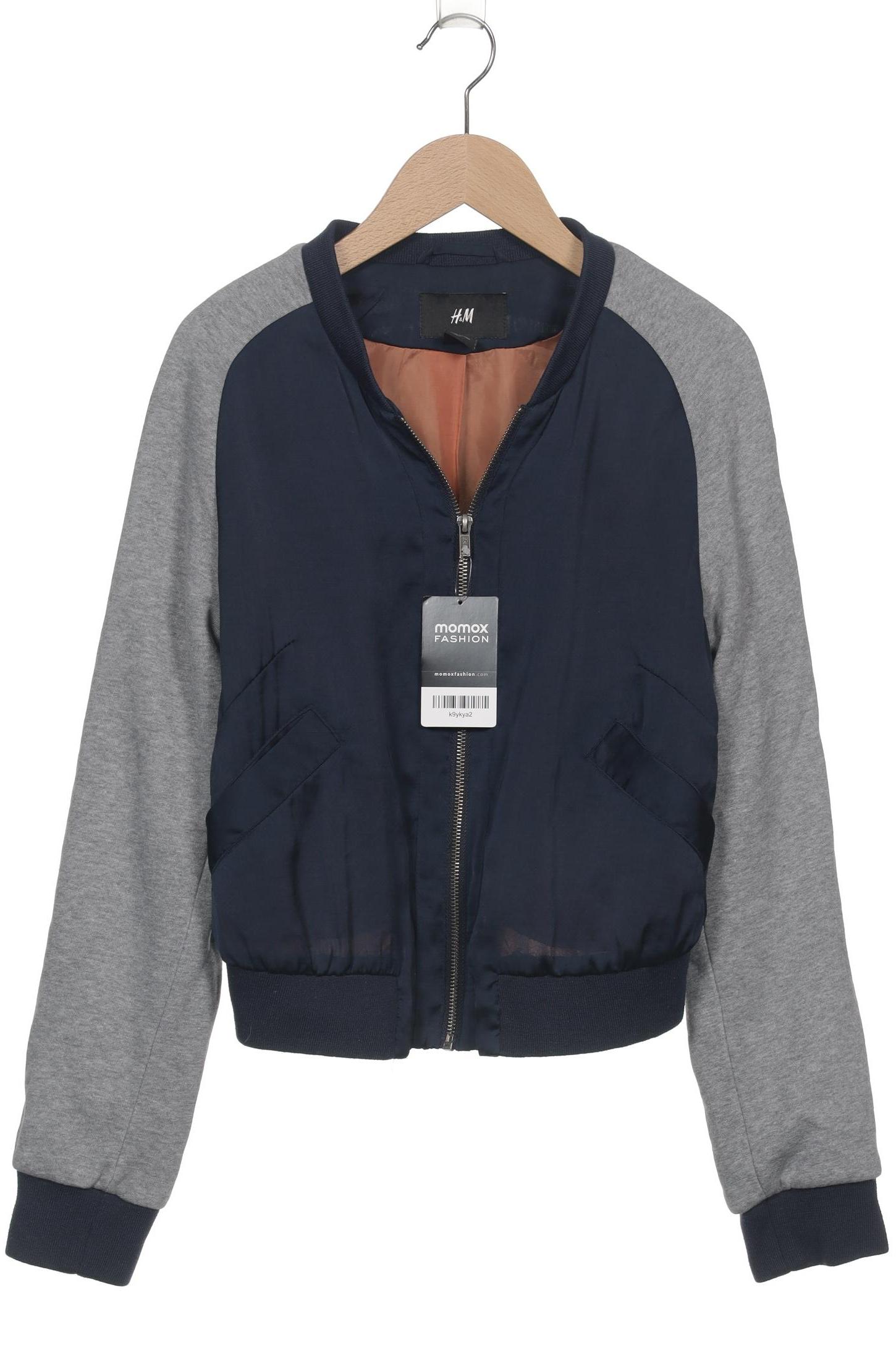 

H&M Damen Jacke, marineblau, Gr. 32
