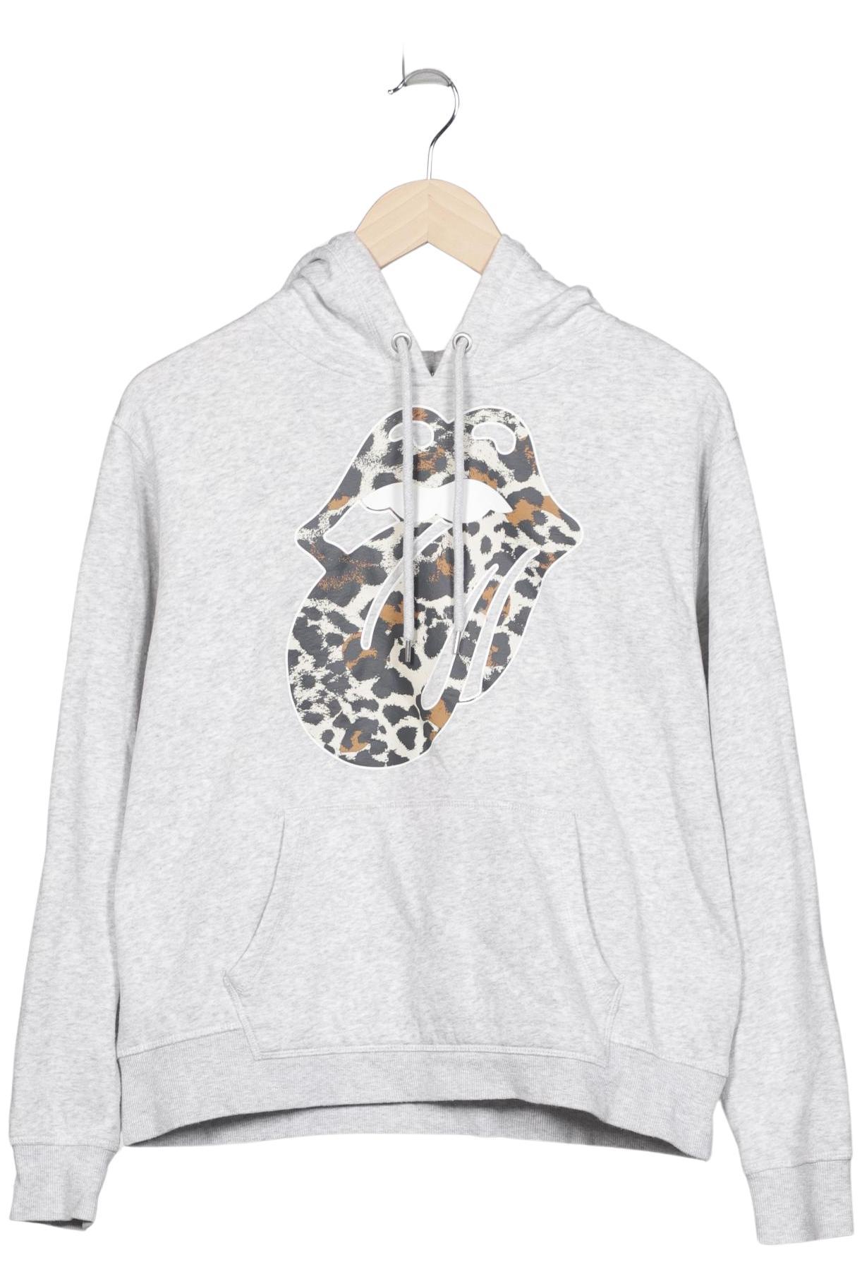 

H&M Damen Kapuzenpullover, grau, Gr. 38