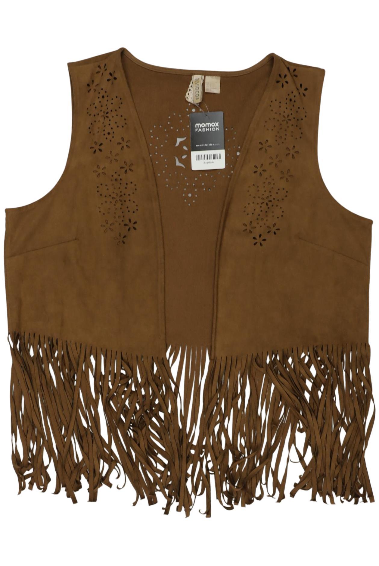 

H&M Damen Weste, braun, Gr. 42