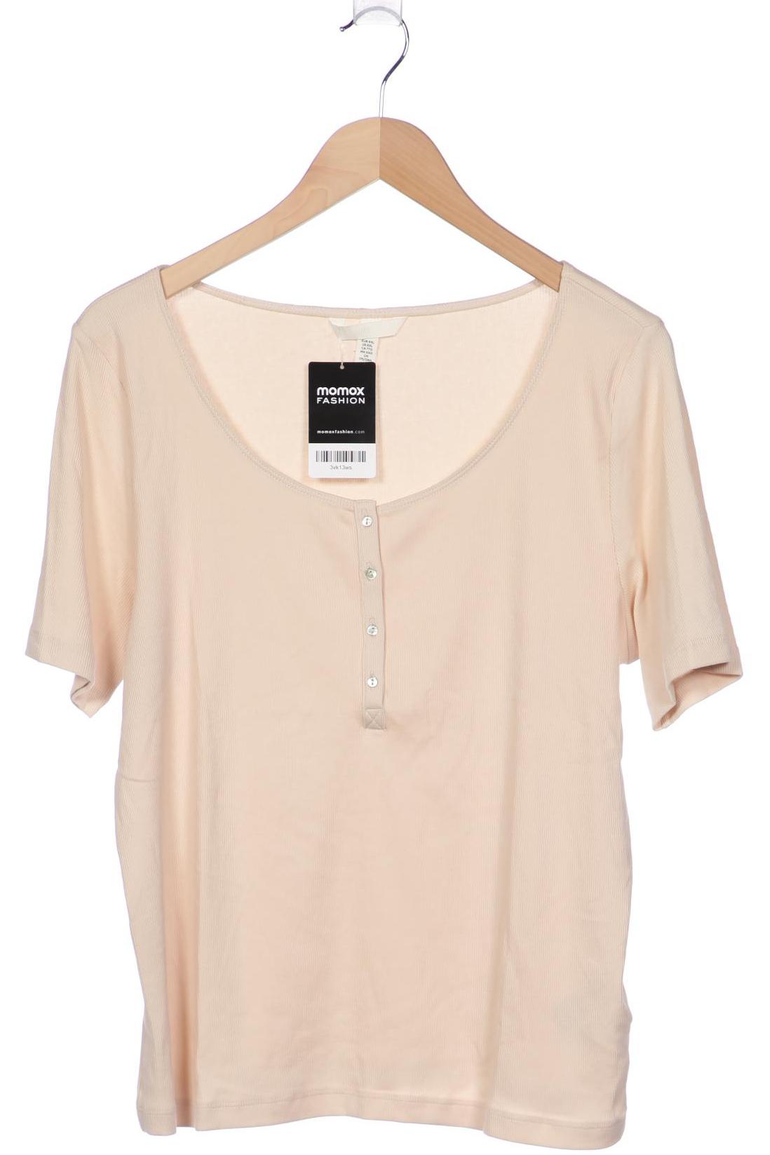 

H&M Damen T-Shirt, beige