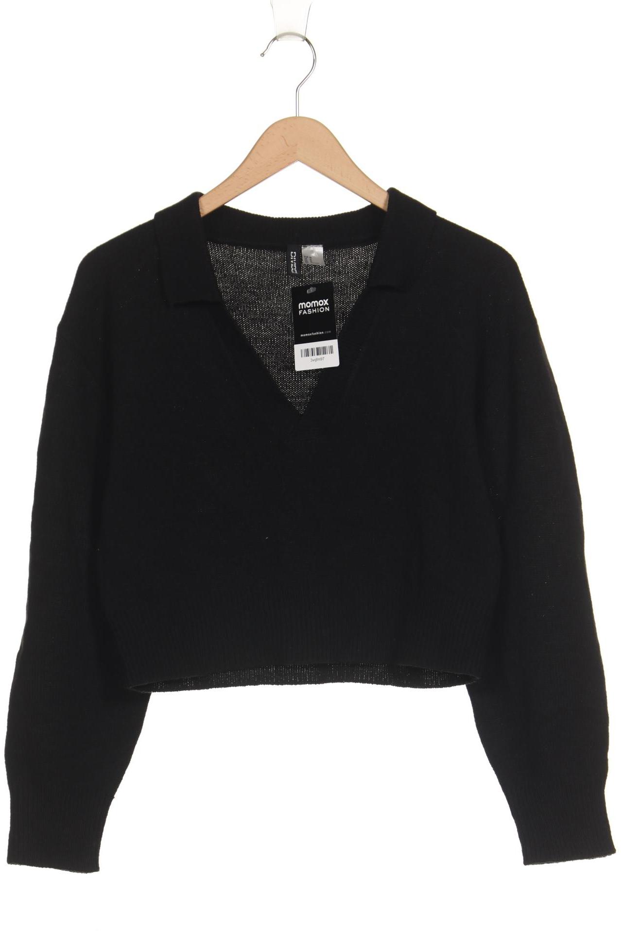 

H&M Damen Pullover, schwarz, Gr. 38