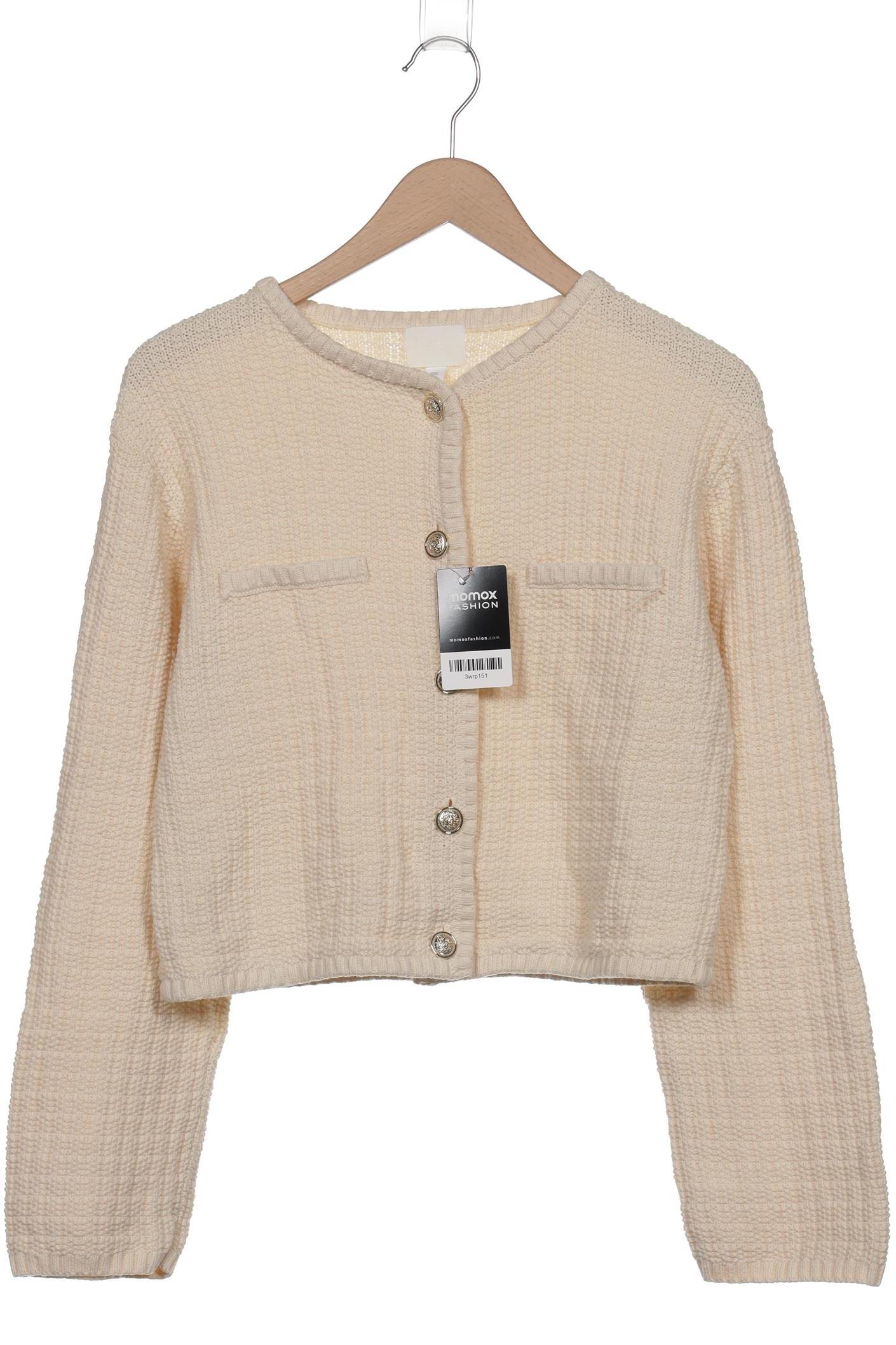 

H&M Damen Strickjacke, cremeweiß, Gr. 42