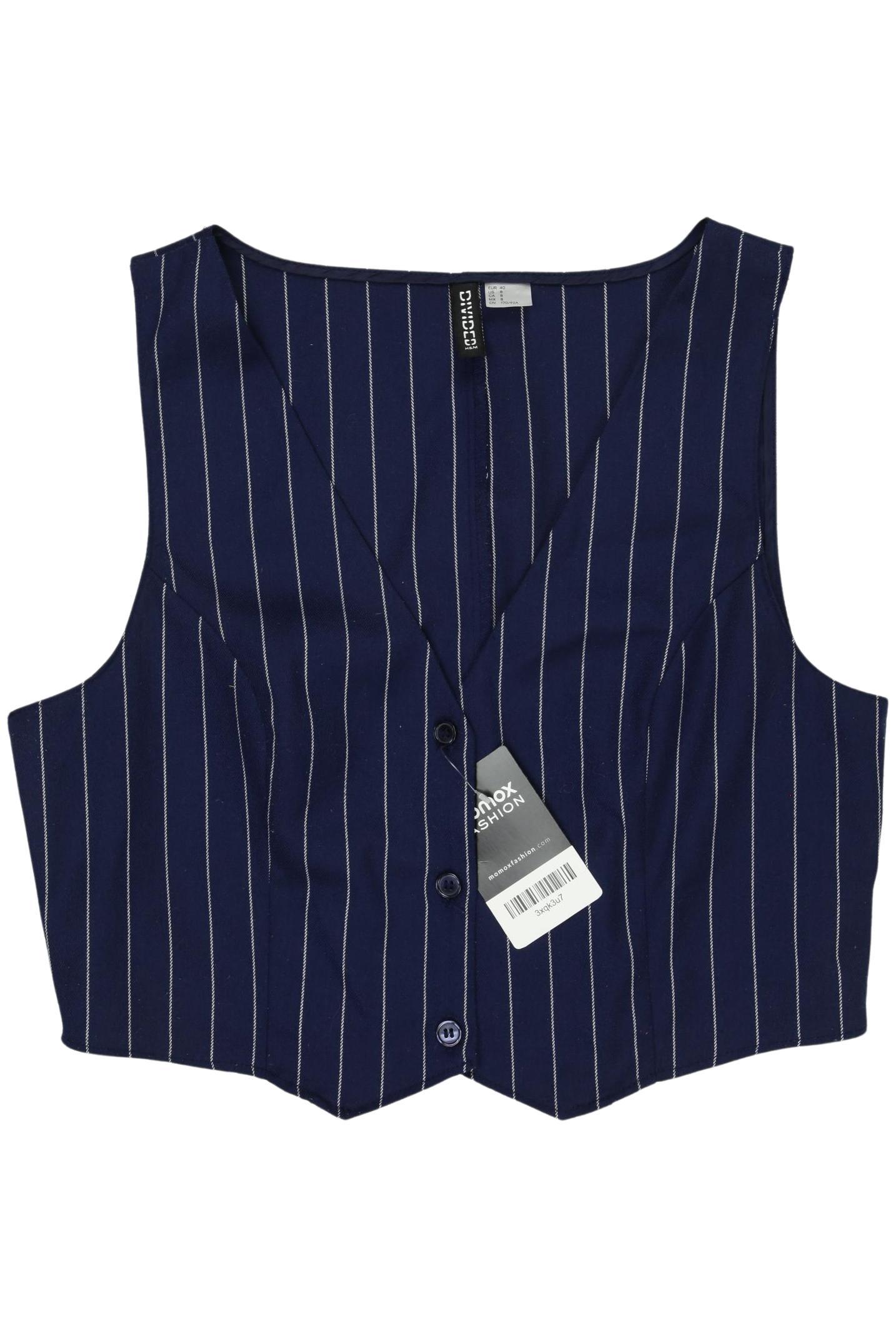 

H&M Damen Weste, marineblau, Gr. 40