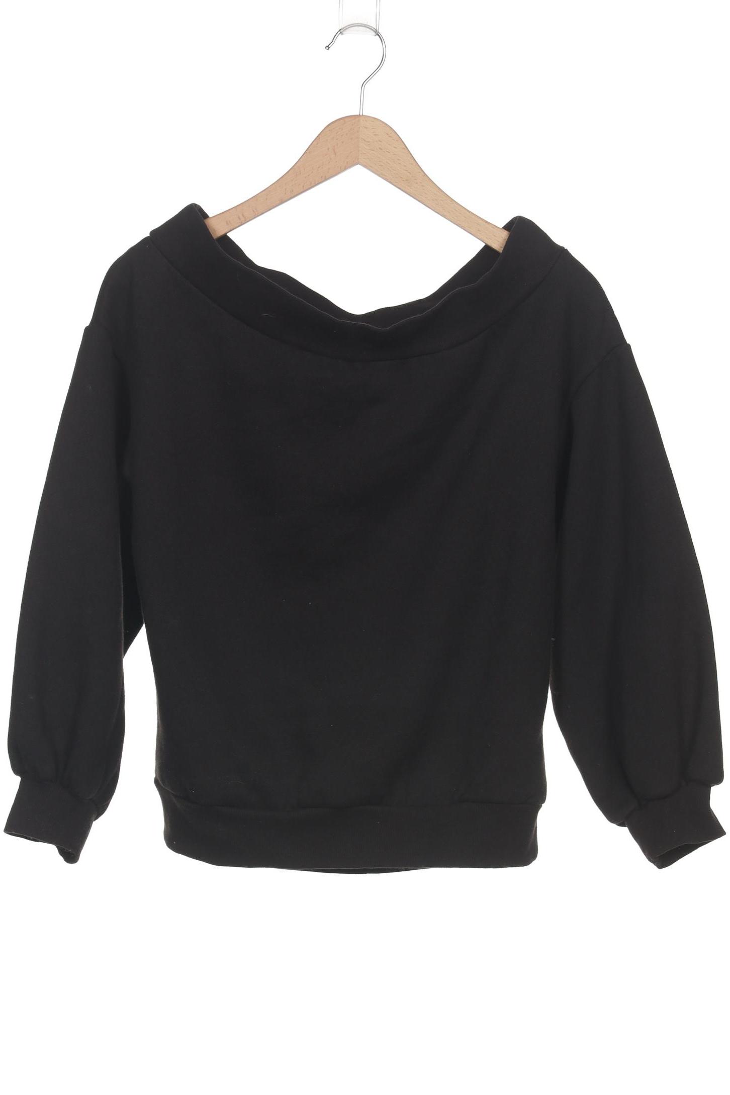 

H&M Damen Sweatshirt, schwarz, Gr. 38