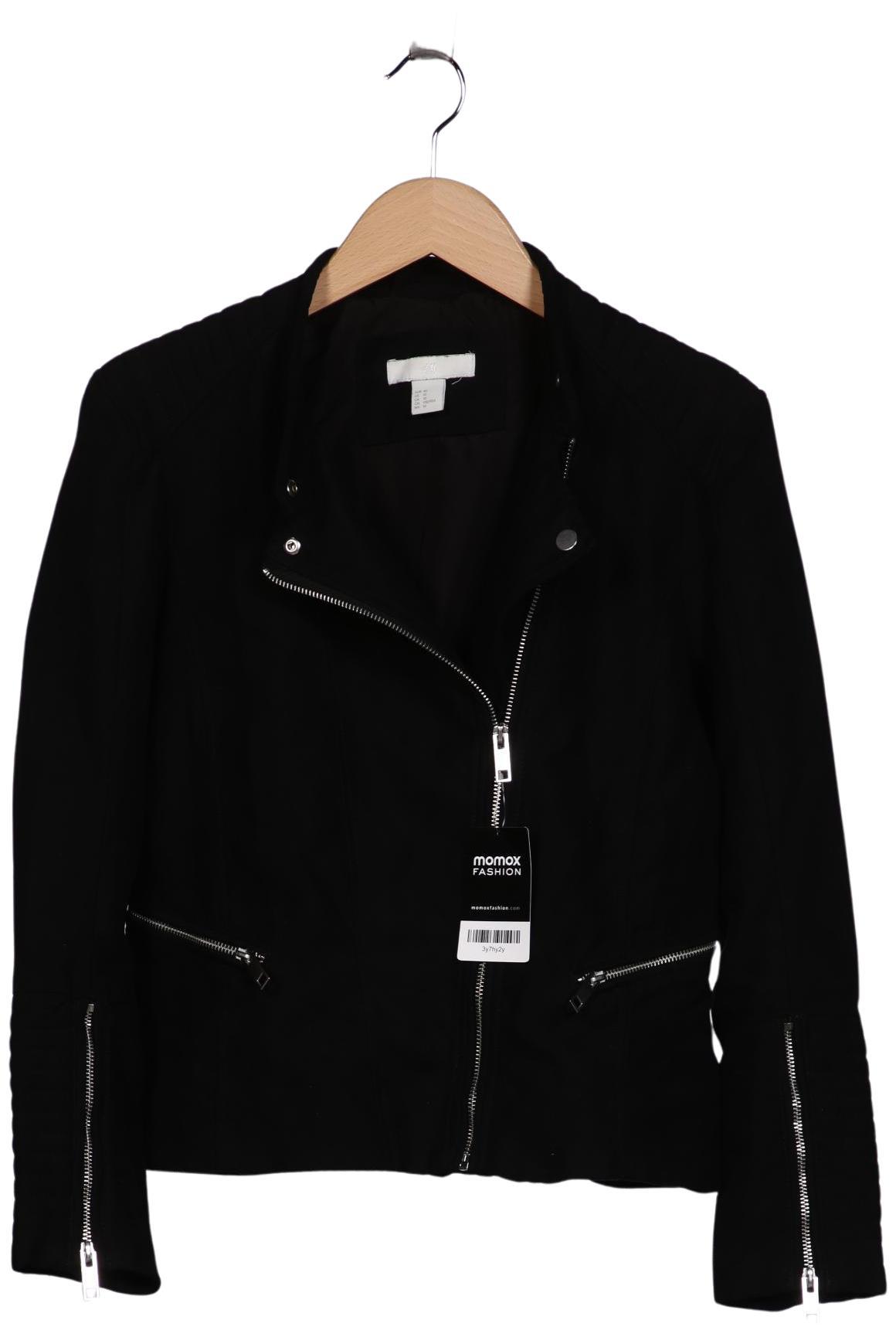 

H&M Damen Jacke, schwarz, Gr. 40