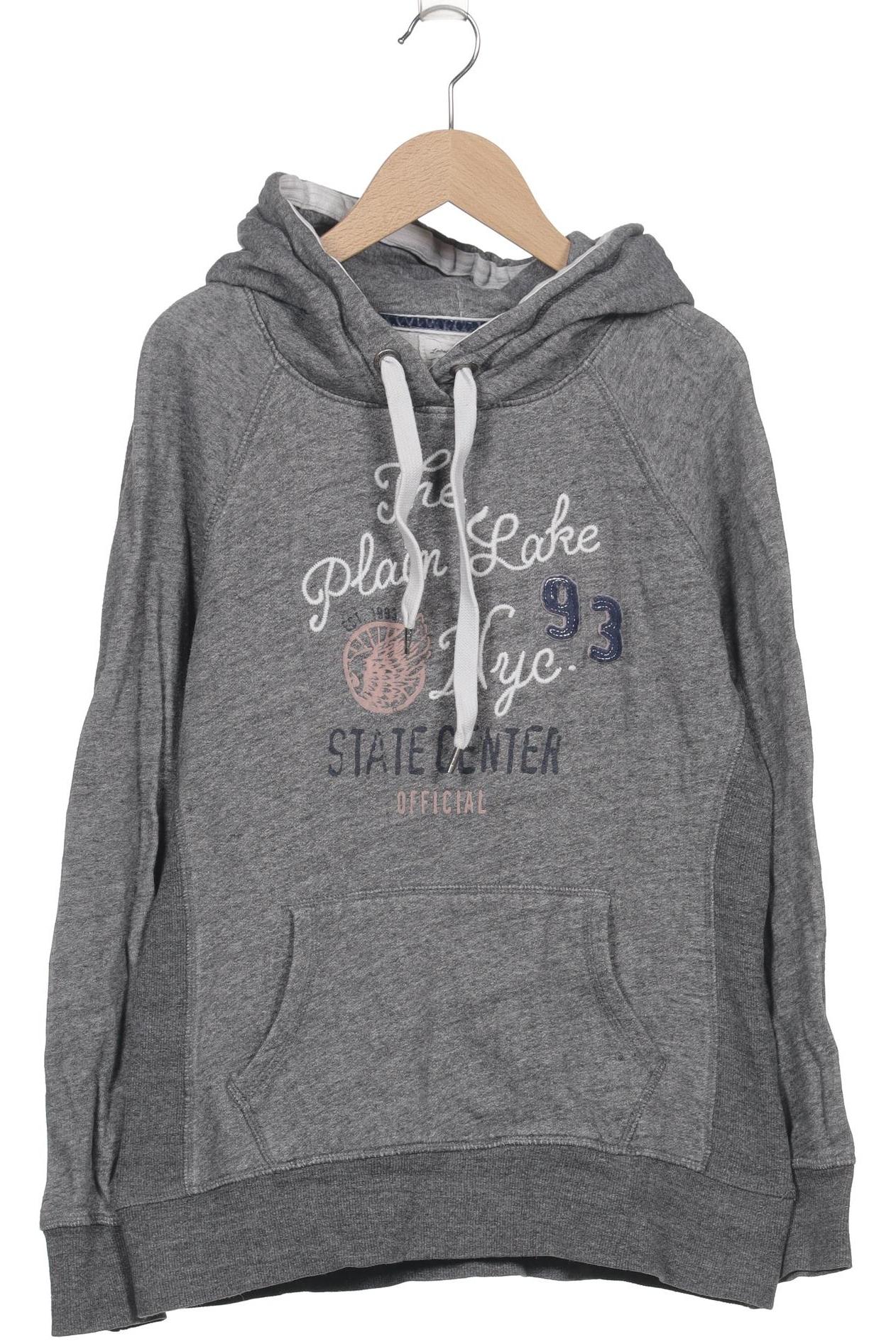 

H&M Damen Kapuzenpullover, grau, Gr. 38