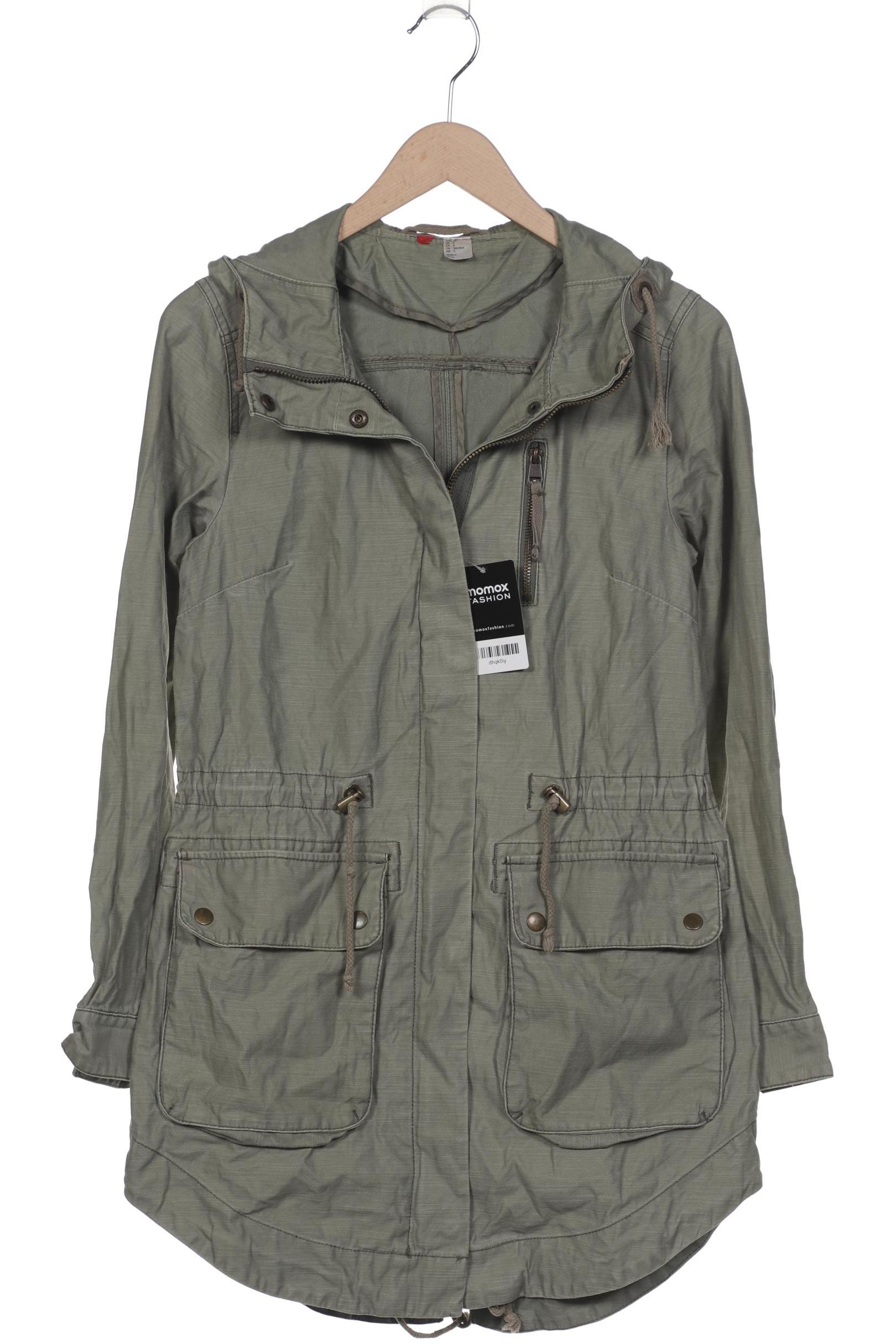 

H&M Damen Mantel, grün, Gr. 36