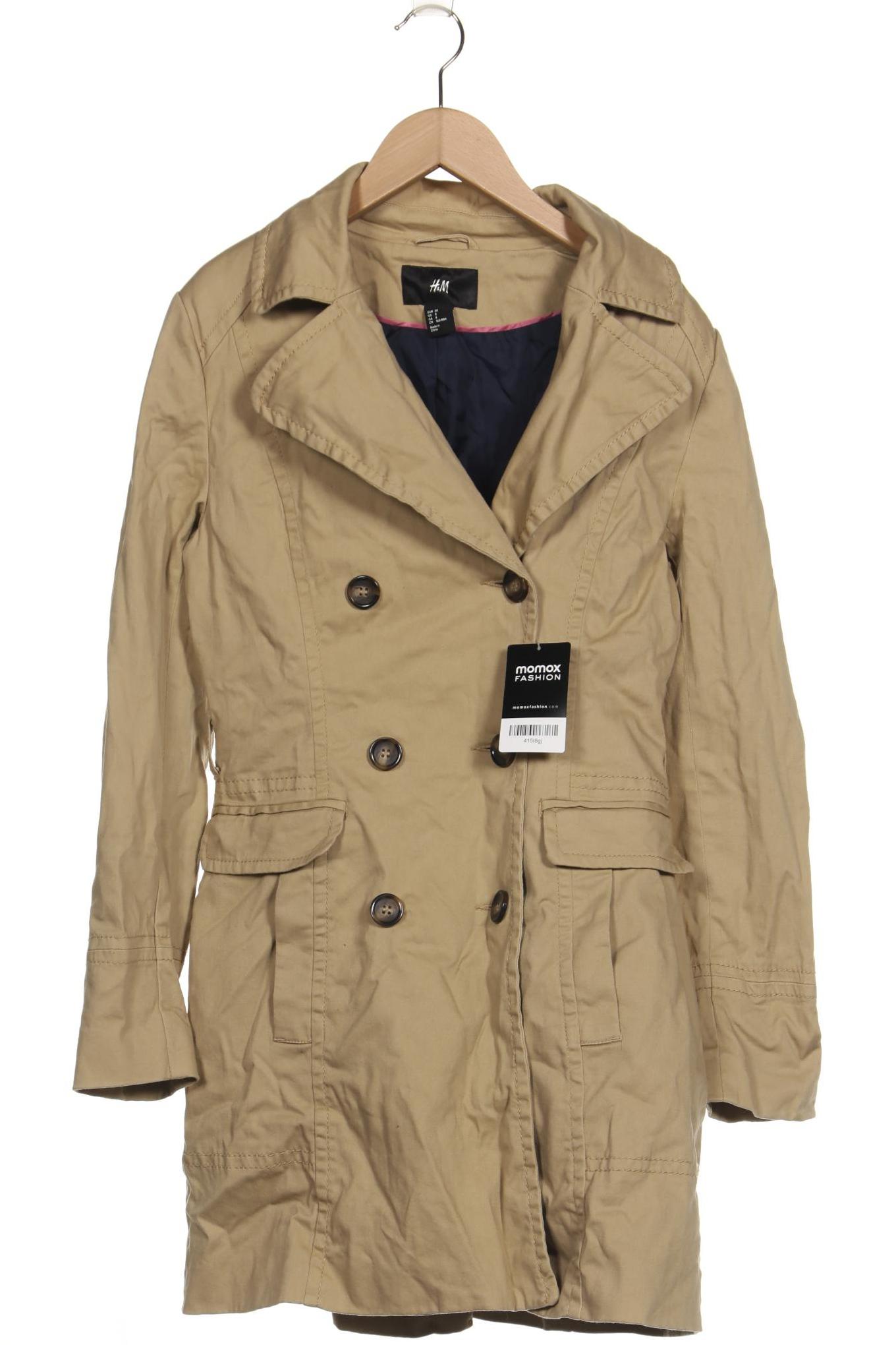 

H&M Damen Mantel, beige, Gr. 38