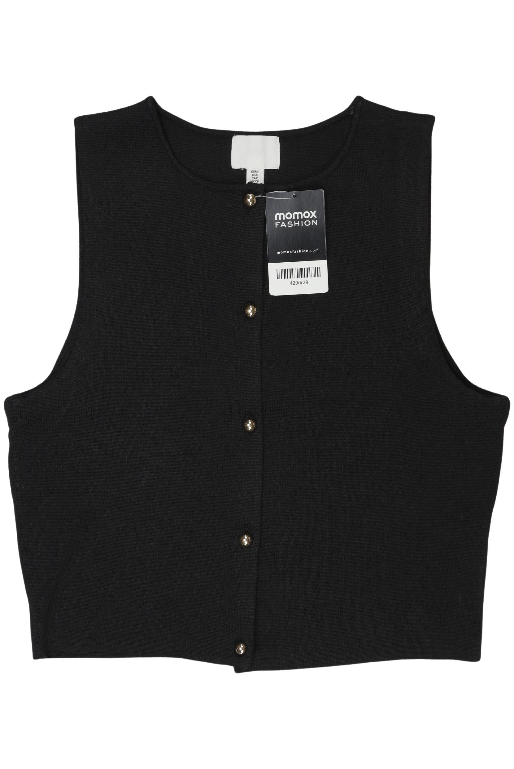 

H&M Damen Weste, schwarz, Gr. 36