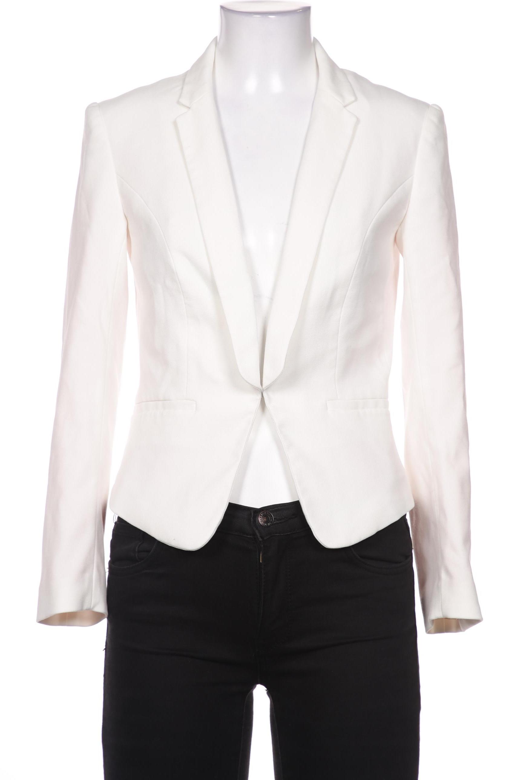 

H&M Damen Blazer, weiß, Gr. 36