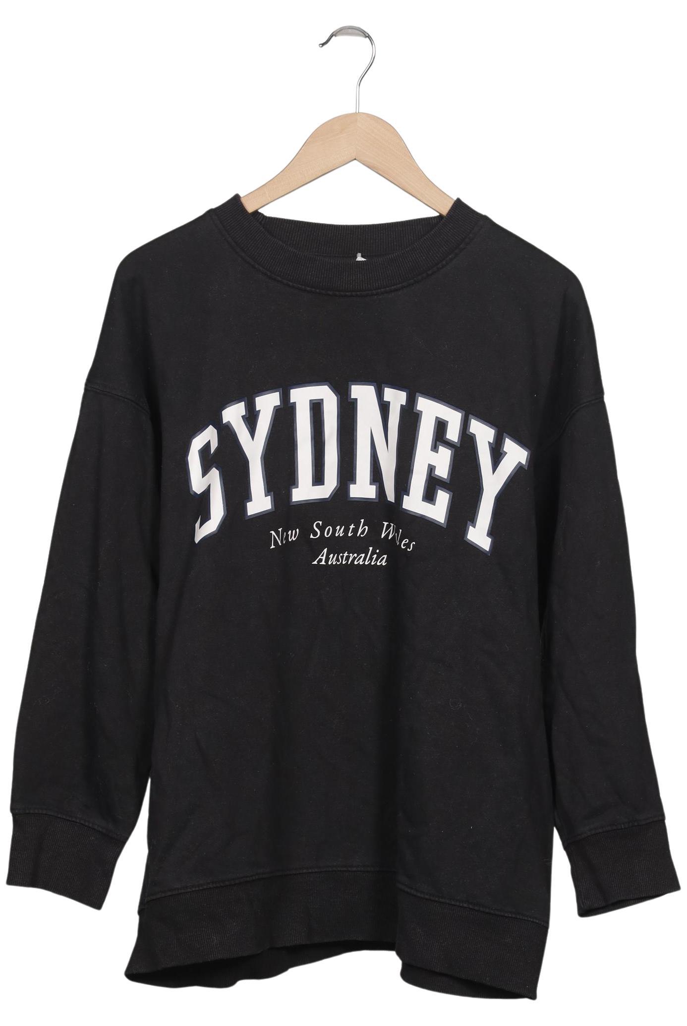 

H&M Damen Sweatshirt, schwarz, Gr. 38