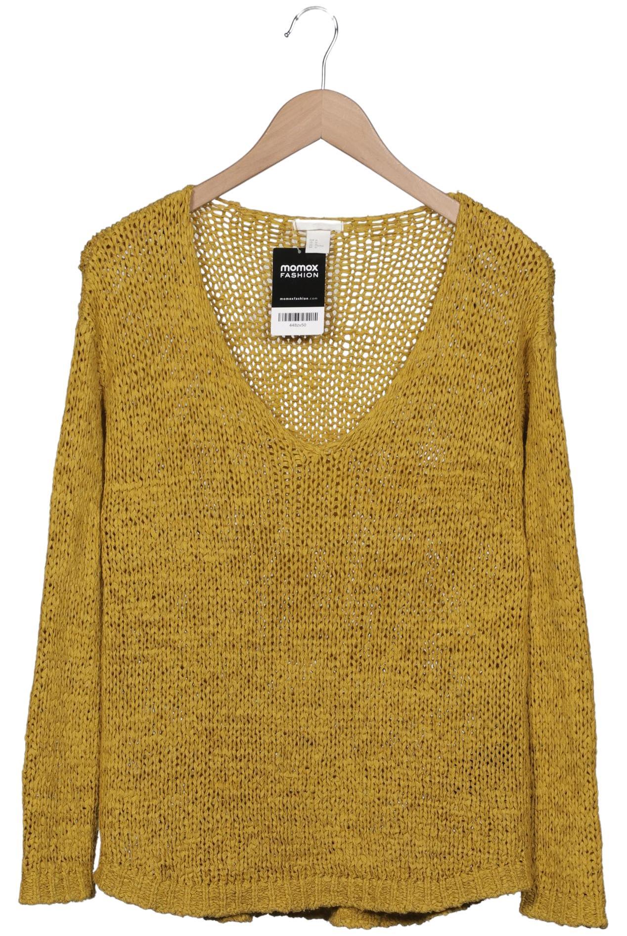 

H&M Damen Pullover, gelb, Gr. 38