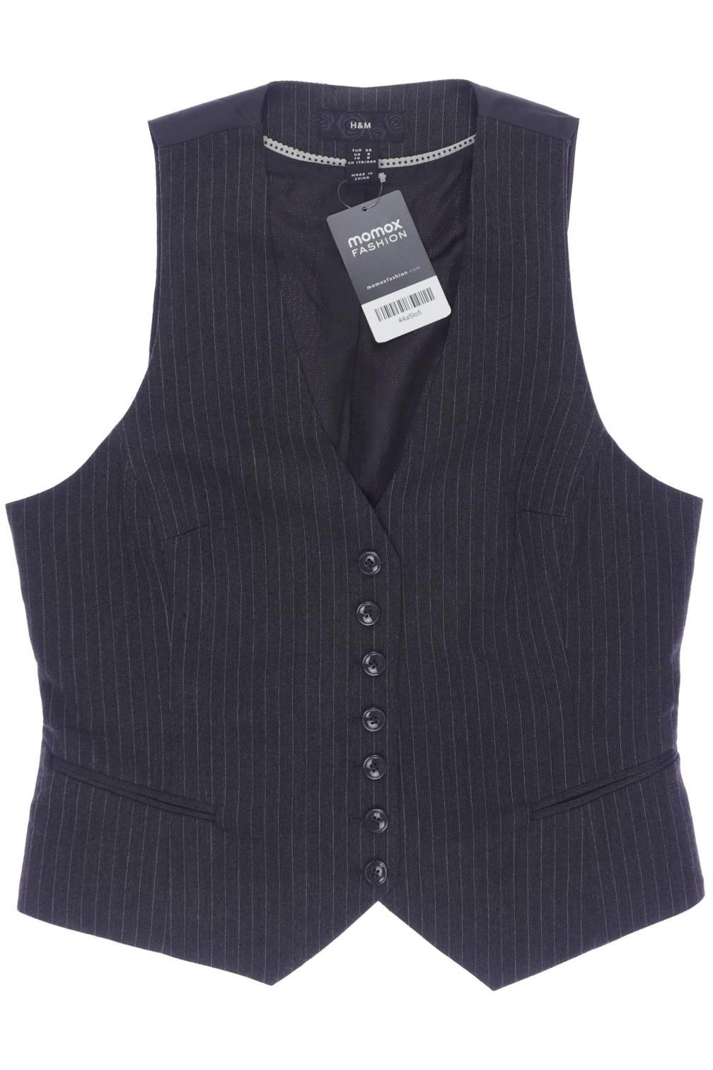 

H&M Damen Weste, grau, Gr. 38