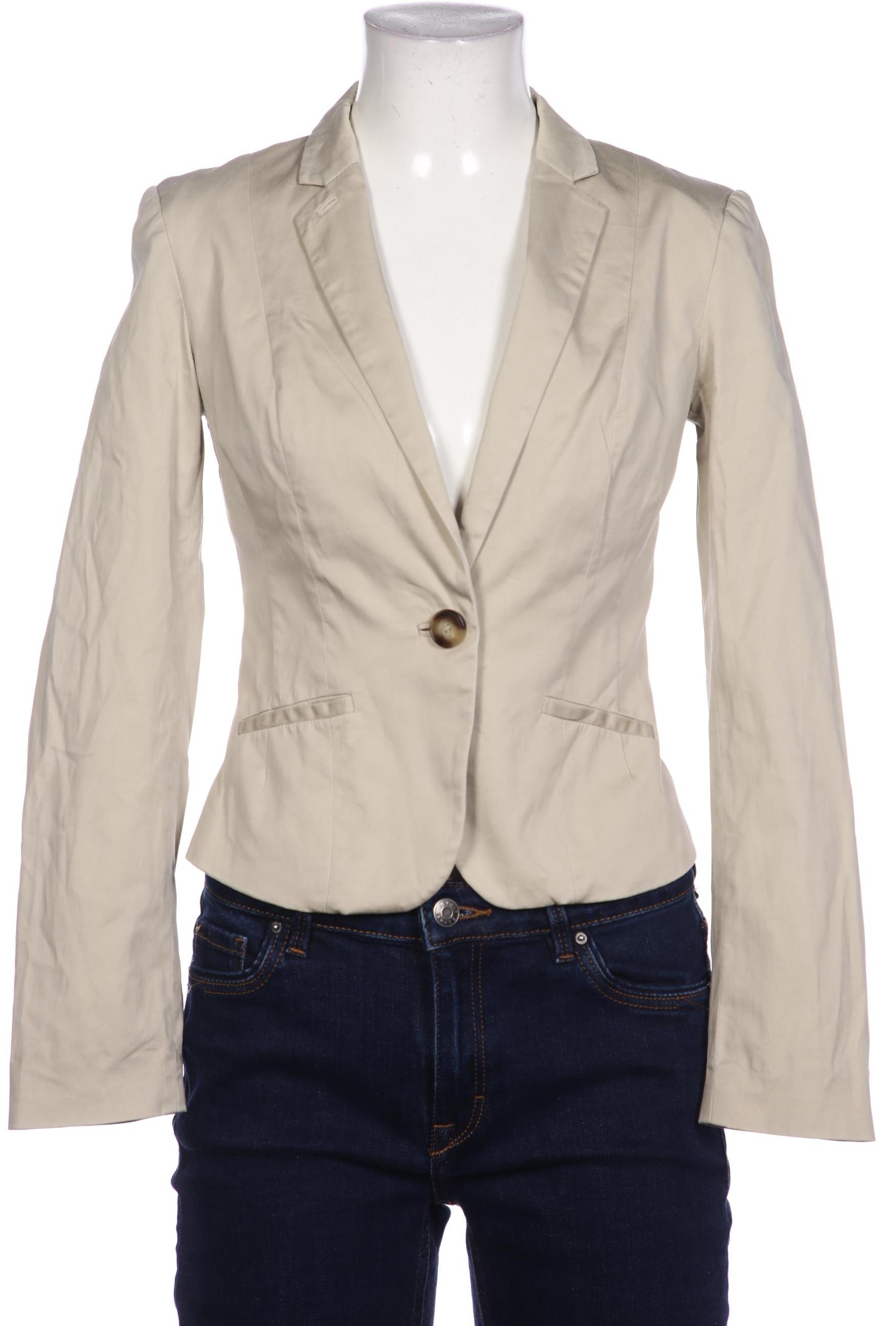 

H&M Damen Blazer, beige, Gr. 34