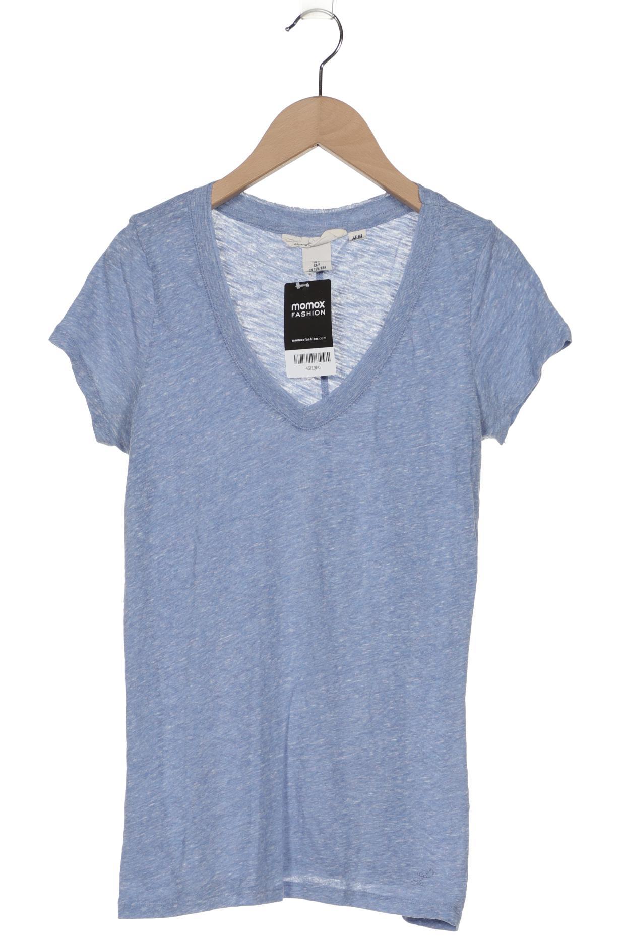 

H&M Damen T-Shirt, blau