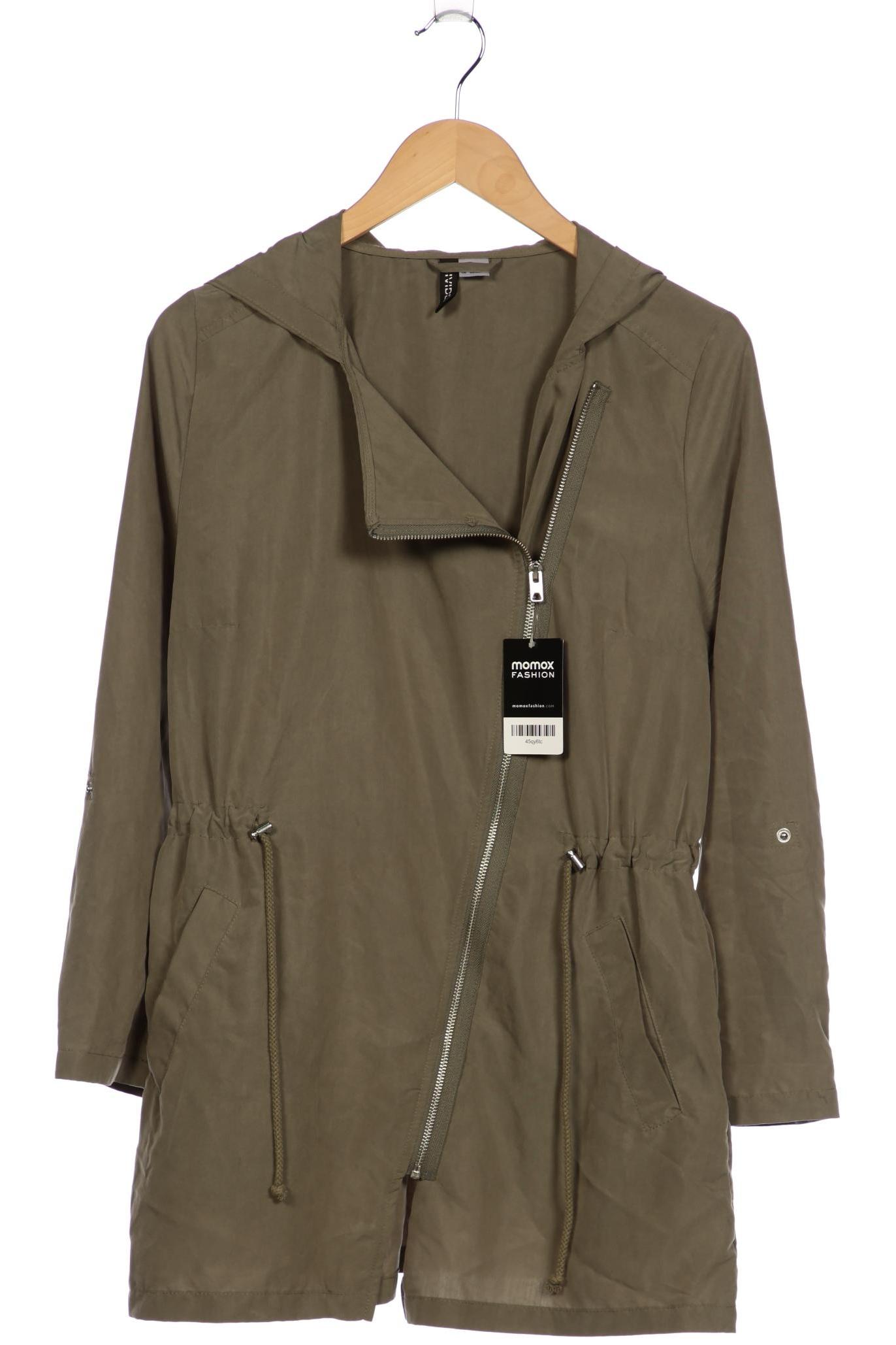 

H&M Damen Mantel, grün, Gr. 36